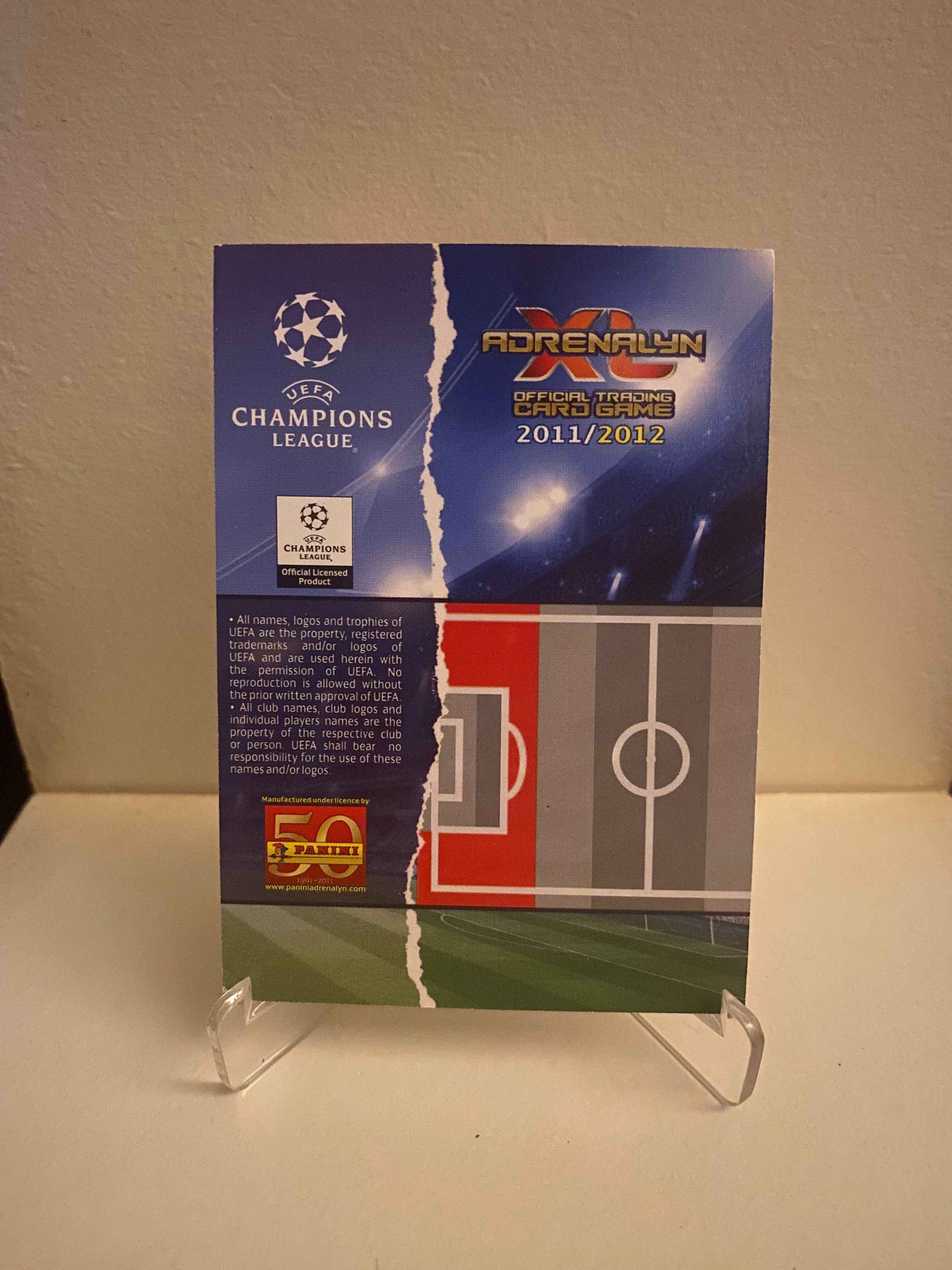 Fodbold kort Panini Adrenalyn XL UEFA Champions League 2011/2012 - Borussia Dortmund Neven Subotic - Pokedexet