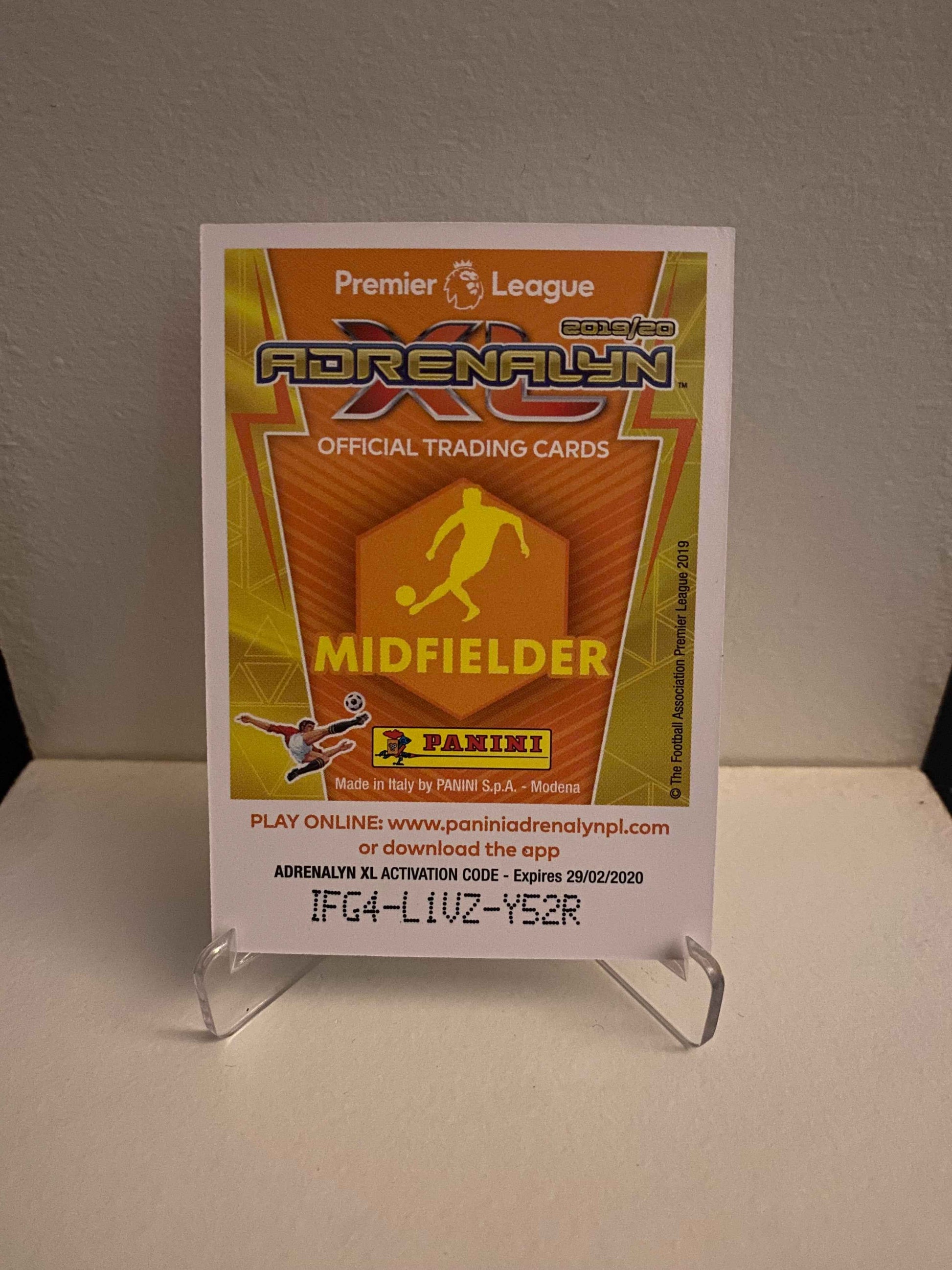 Fodbold kort Panini Adrenalyn XL Premier League 2019/2020 - Tottenham Victor Wanyama - Pokedexet