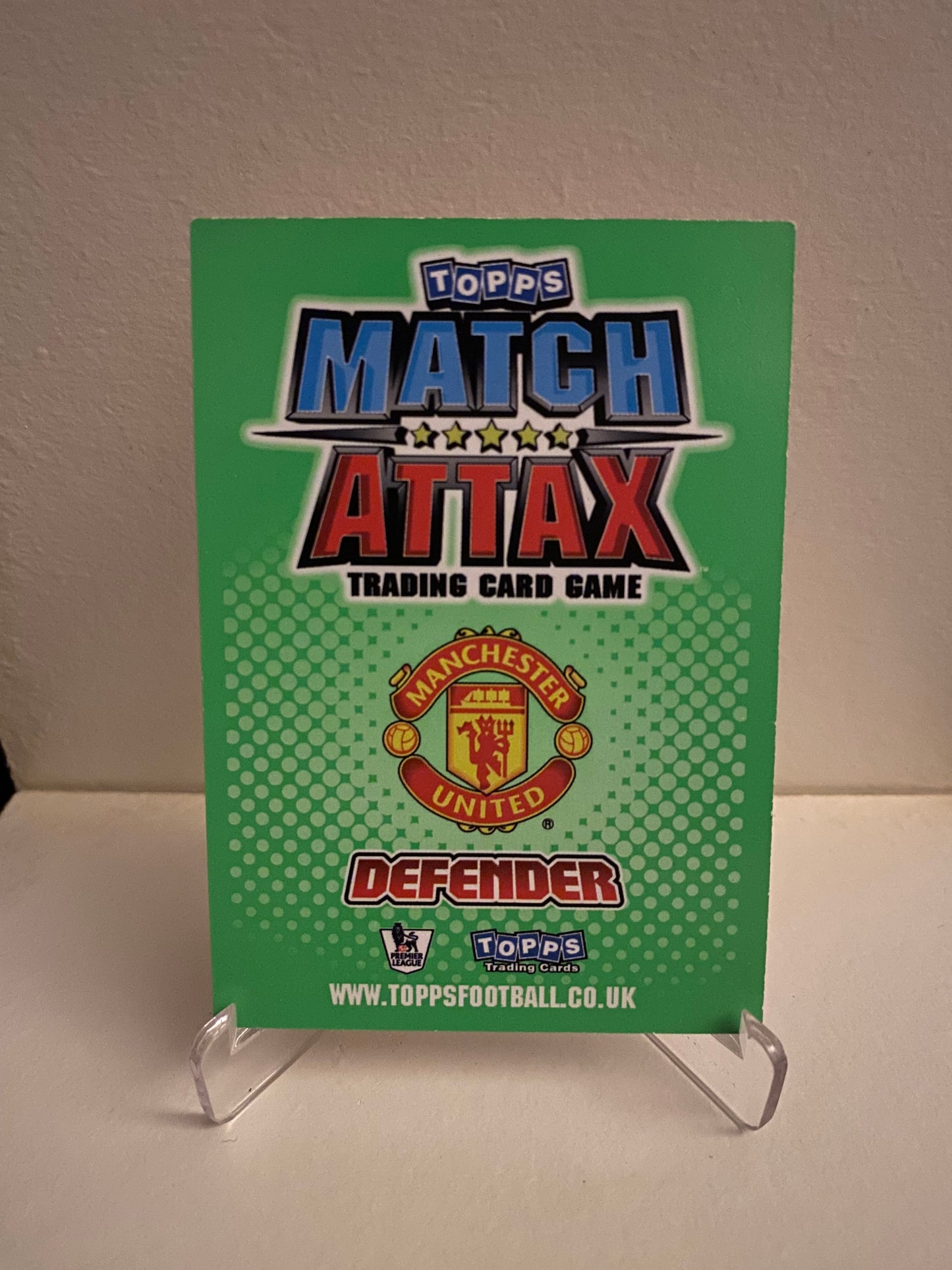Topps Match Attax Premier League 2010/2011 - Manchester United Patrice Evra