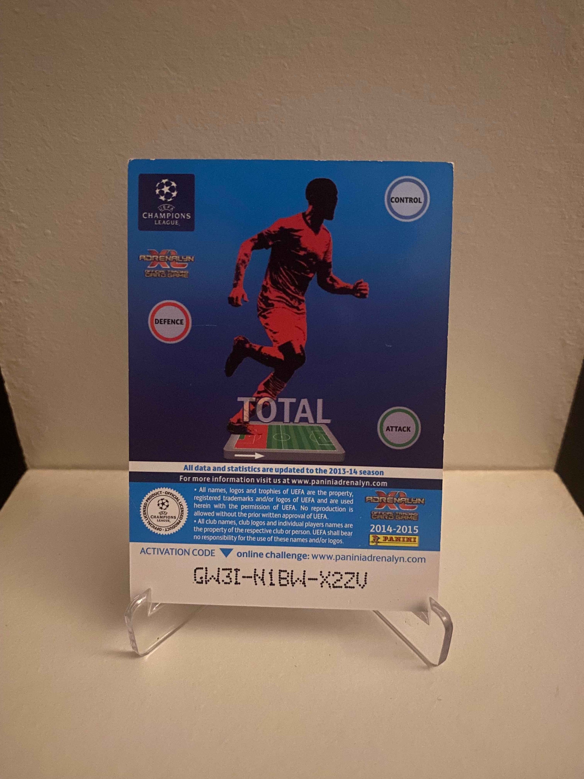 Fodbold kort Panini Adrenalyn XL UEFA Champions League 2014/2015 - Galatasaray Semih Kaya - Pokedexet