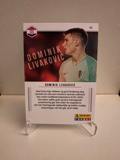Fodbold kort Panini Family EURO 2020 - Kroatien Dominik Livakovic - Pokedexet
