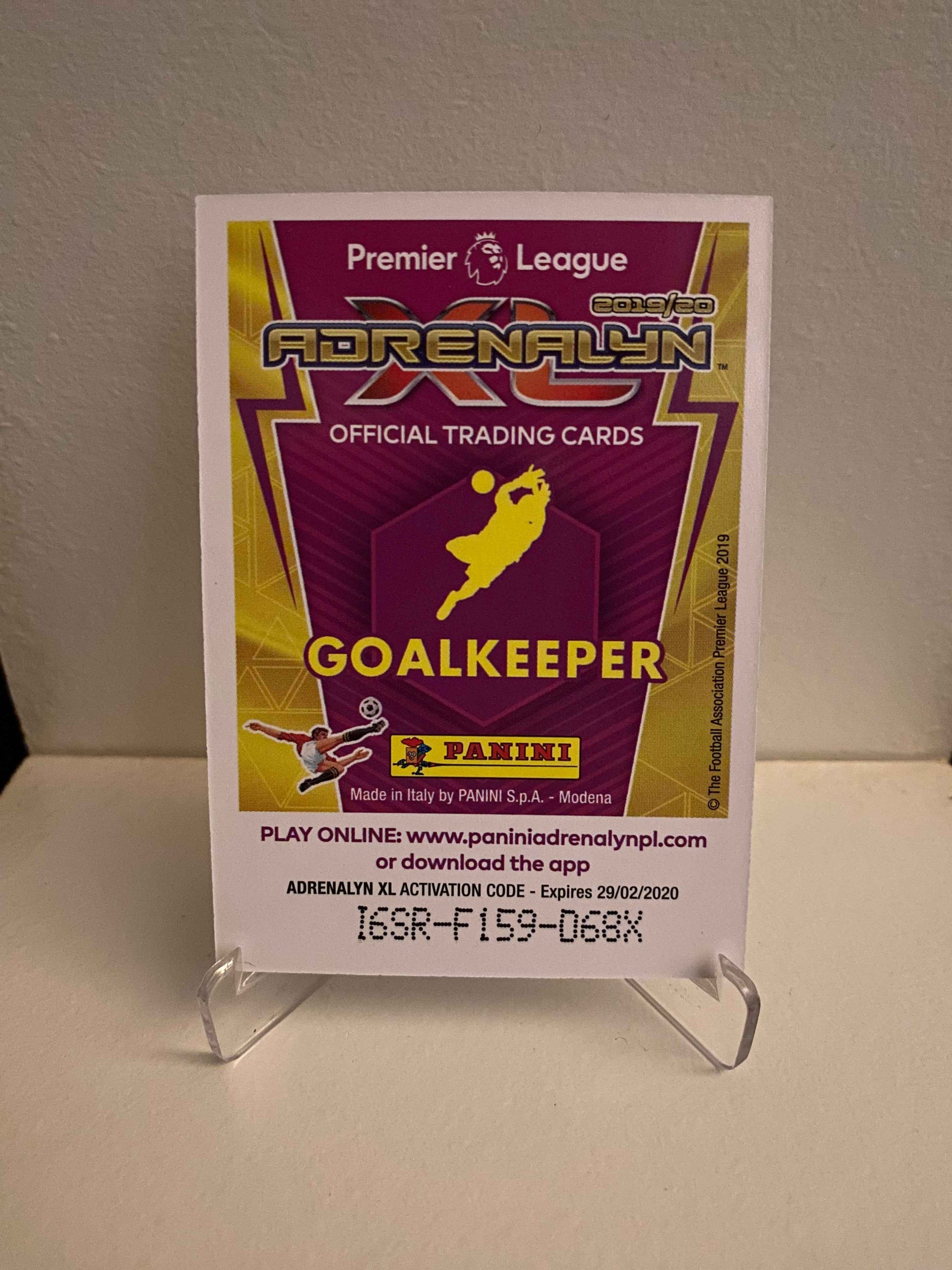 Fodbold kort Panini Adrenalyn XL Premier League 2019/2020 - Aston Villa Jed Steer - Pokedexet