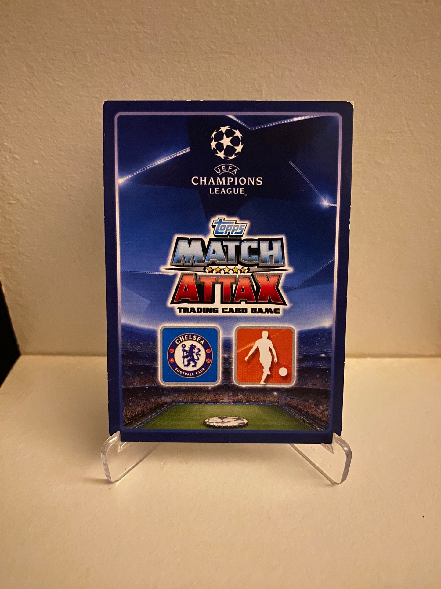 Fodbold kort Topps Match Attax UEFA Champions League 2015/2016 - Chelsea Eden Hazard - Pokedexet