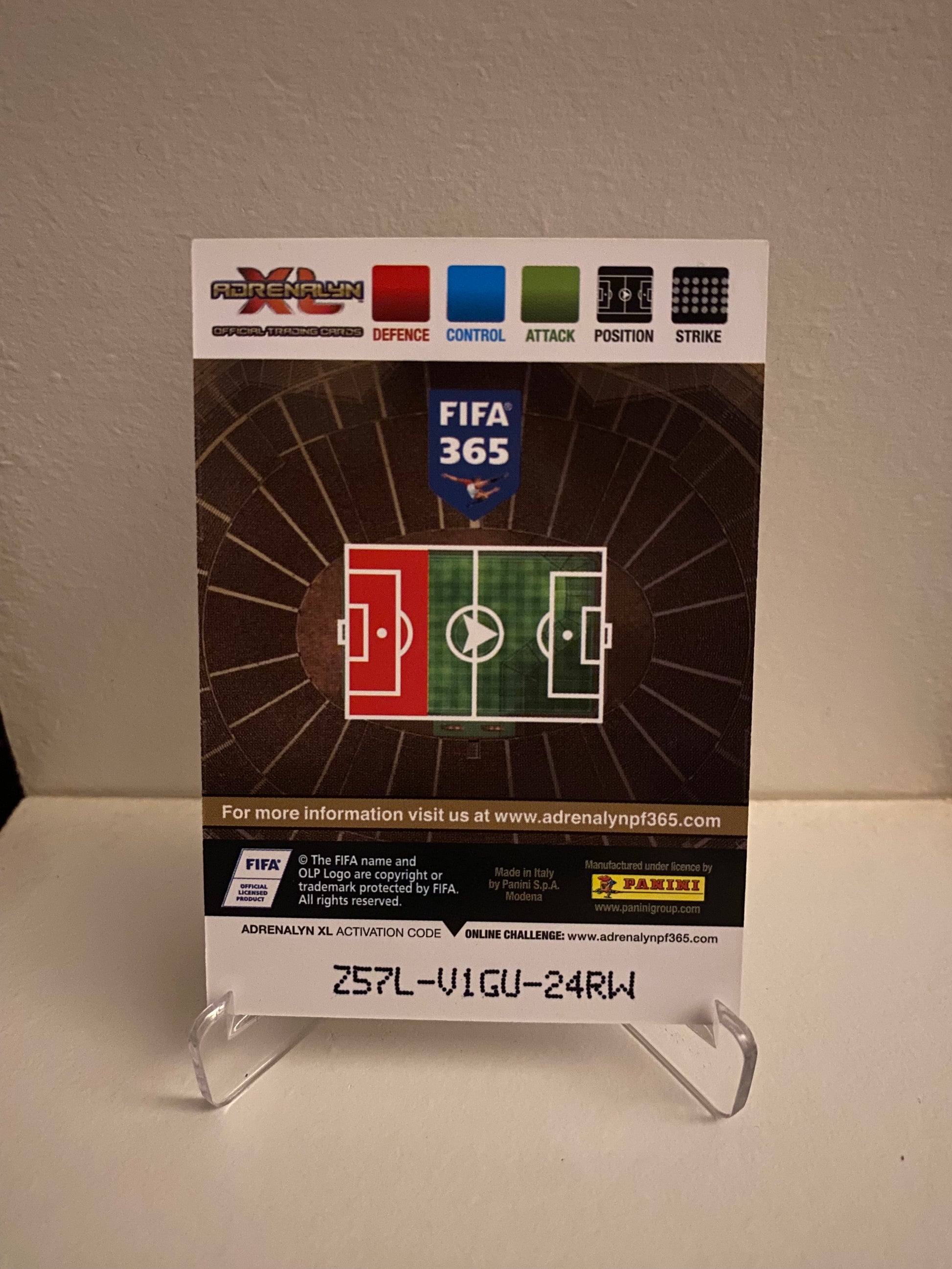 Fodbold kort Panini Adrenalyn XL FIFA 365 2017 - Sao Paulo Eugenio Mena - Pokedexet