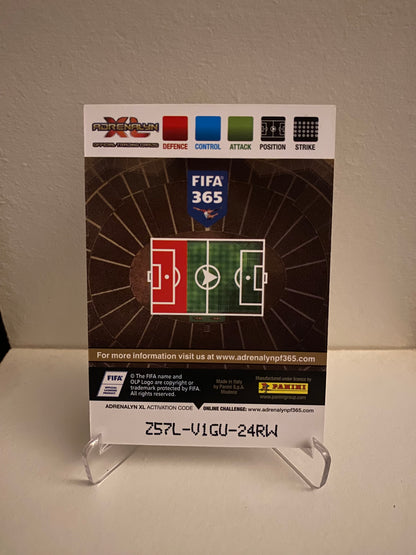 Fodbold kort Panini Adrenalyn XL FIFA 365 2017 - Sao Paulo Eugenio Mena - Pokedexet