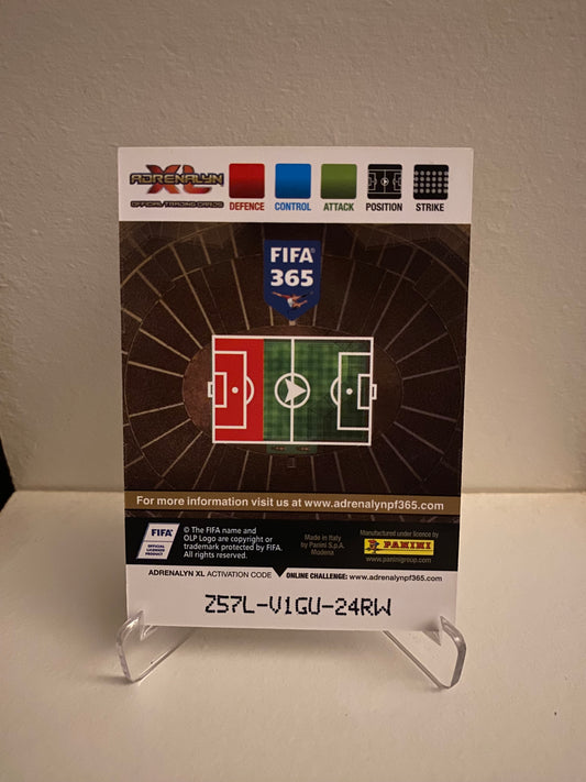 Fodbold kort Panini Adrenalyn XL FIFA 365 2017 - Sao Paulo Eugenio Mena - Pokedexet