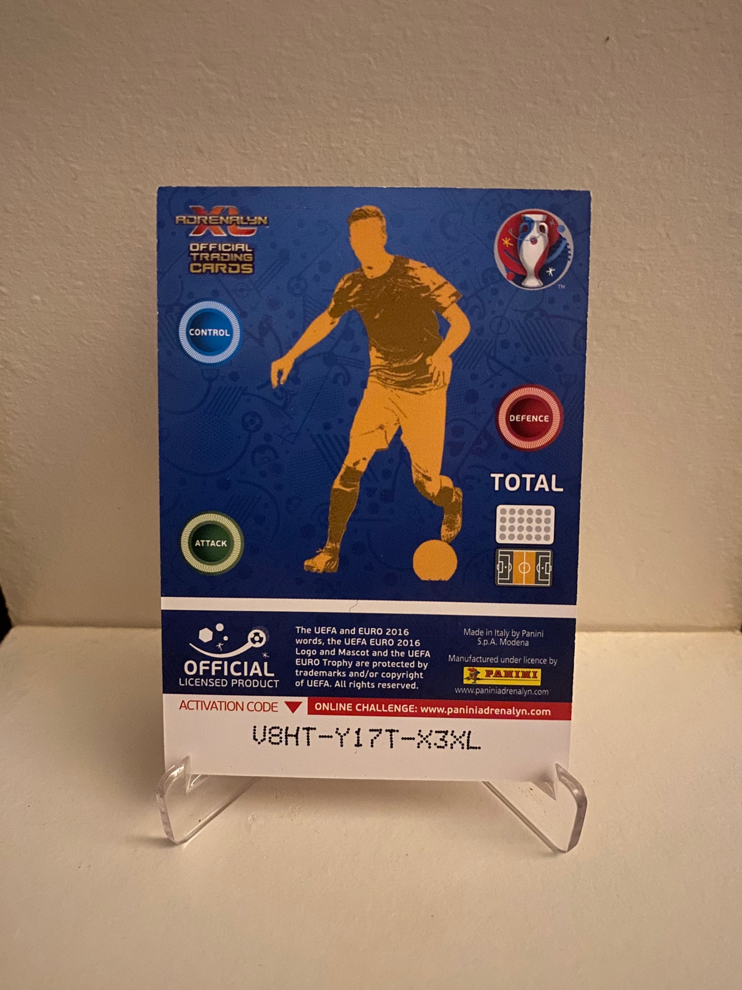 Fodbold kort Panini Adrenalyn XL UEFA EURO 2016 - Tjekkiet Ladislav Krejci - Pokedexet