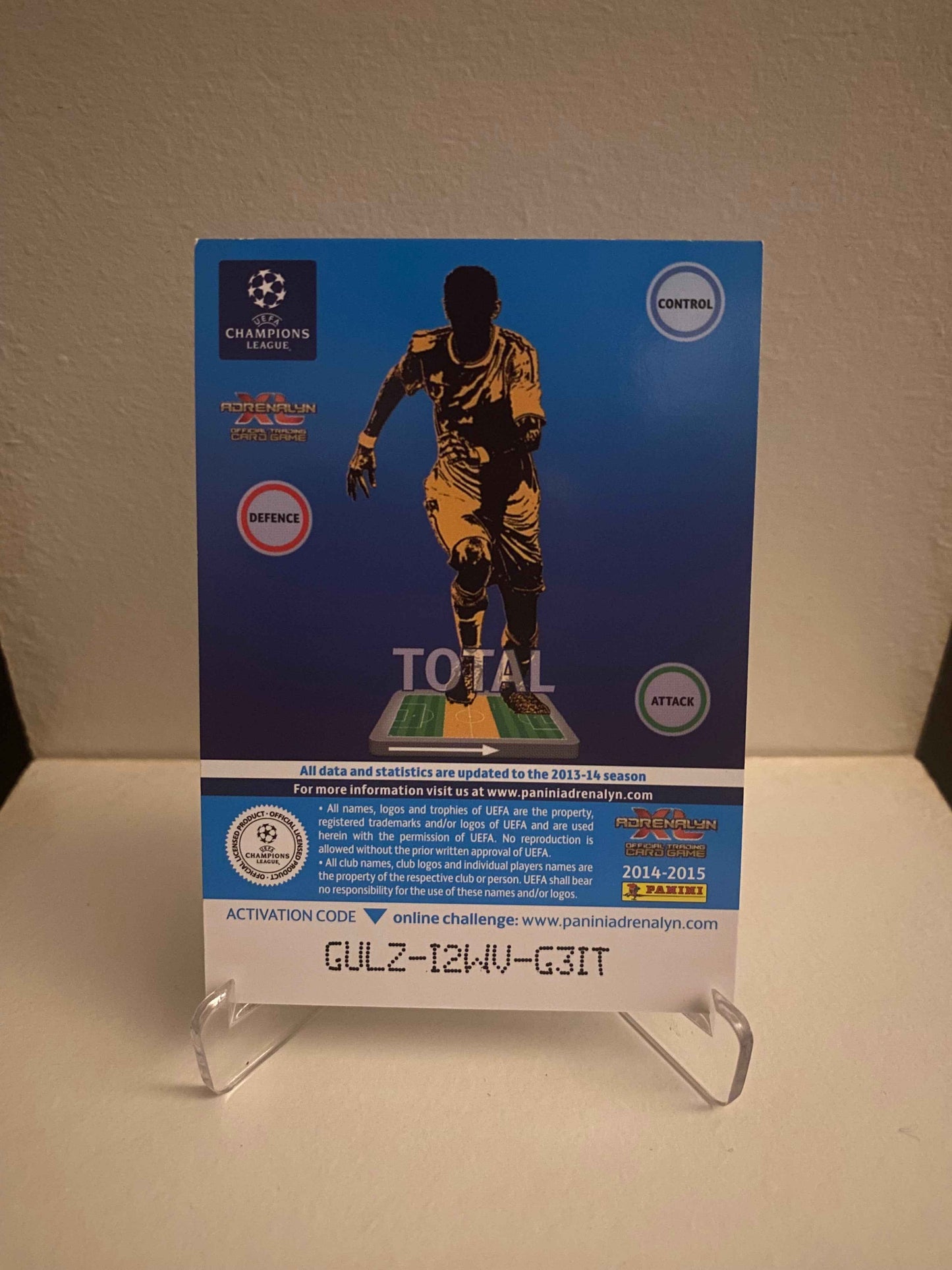 Fodbold kort Panini Adrenalyn XL UEFA Champions League 2014/2015 - Juventus Claudio Marchisio - Pokedexet