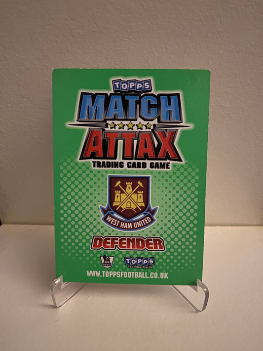Topps Match Attax Premier League 2010/2011 - West Ham United Matthew Upson