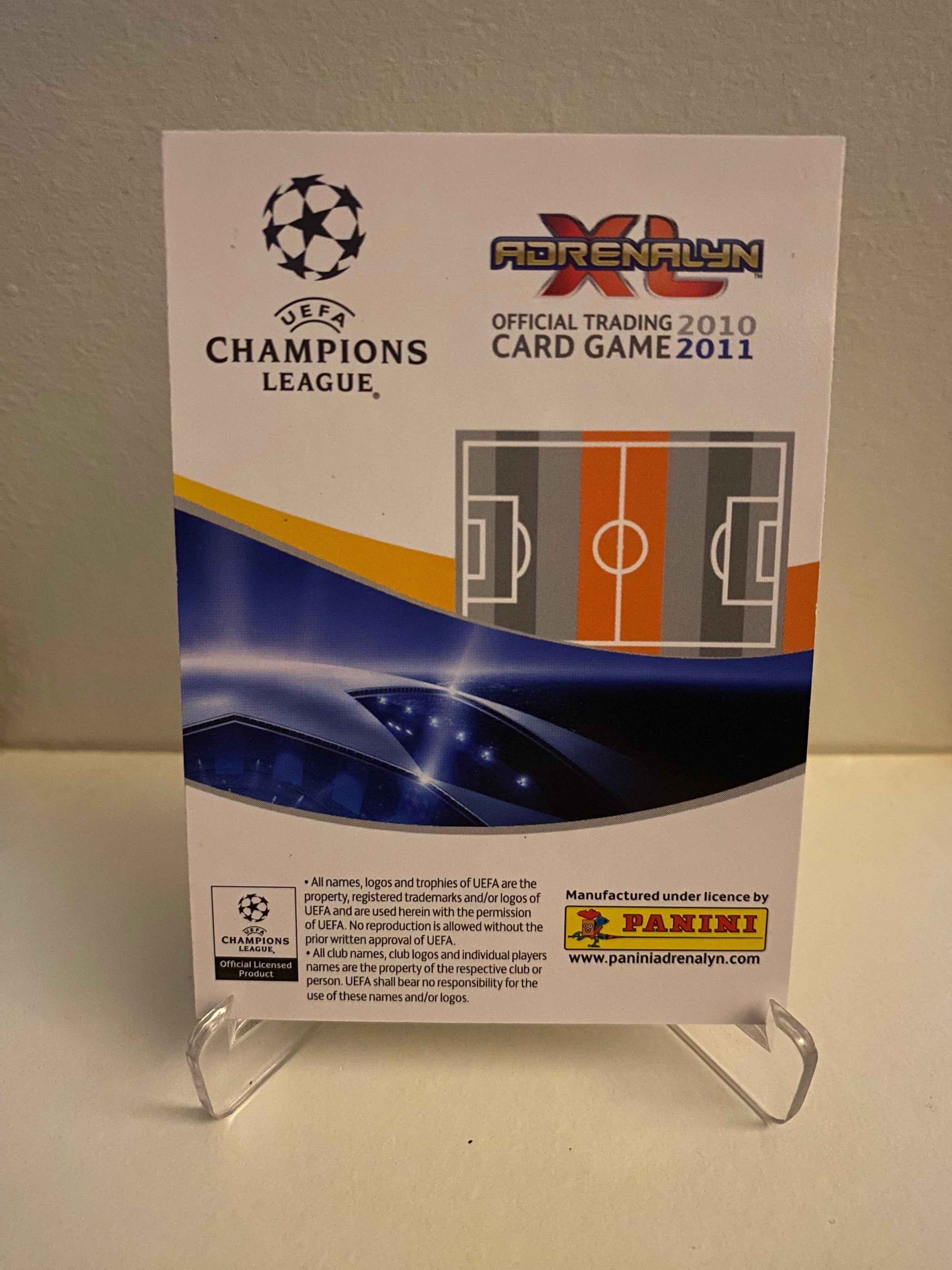Fodbold kort Panini Adrenalyn XL UEFA Champions League 2010-2011 - Tottenham Hotspur FC Rafael Van Der Vaart - Pokedexet