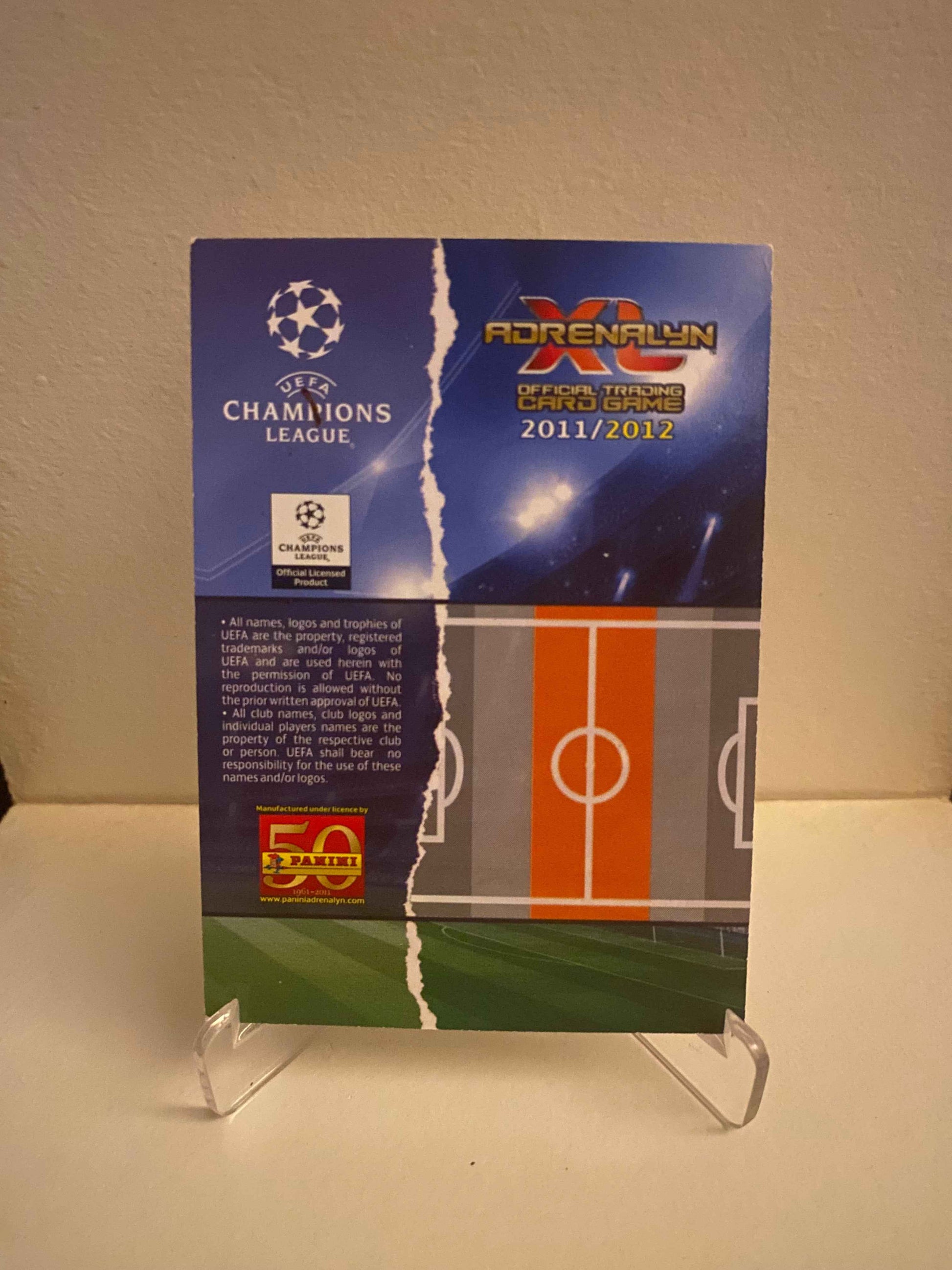Fodbold kort Panini Adrenalyn XL UEFA Champions League 2011/2012 - Bayern München Franck Ribery - Pokedexet