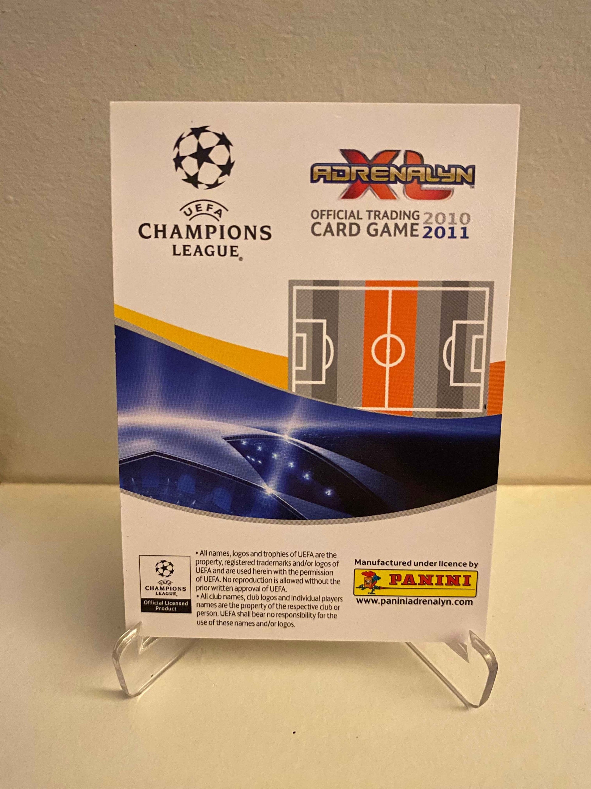 Fodbold kort Panini Adrenalyn XL UEFA Champions League 2010-2011 - Chelsea FC John Obi Mikel - Pokedexet