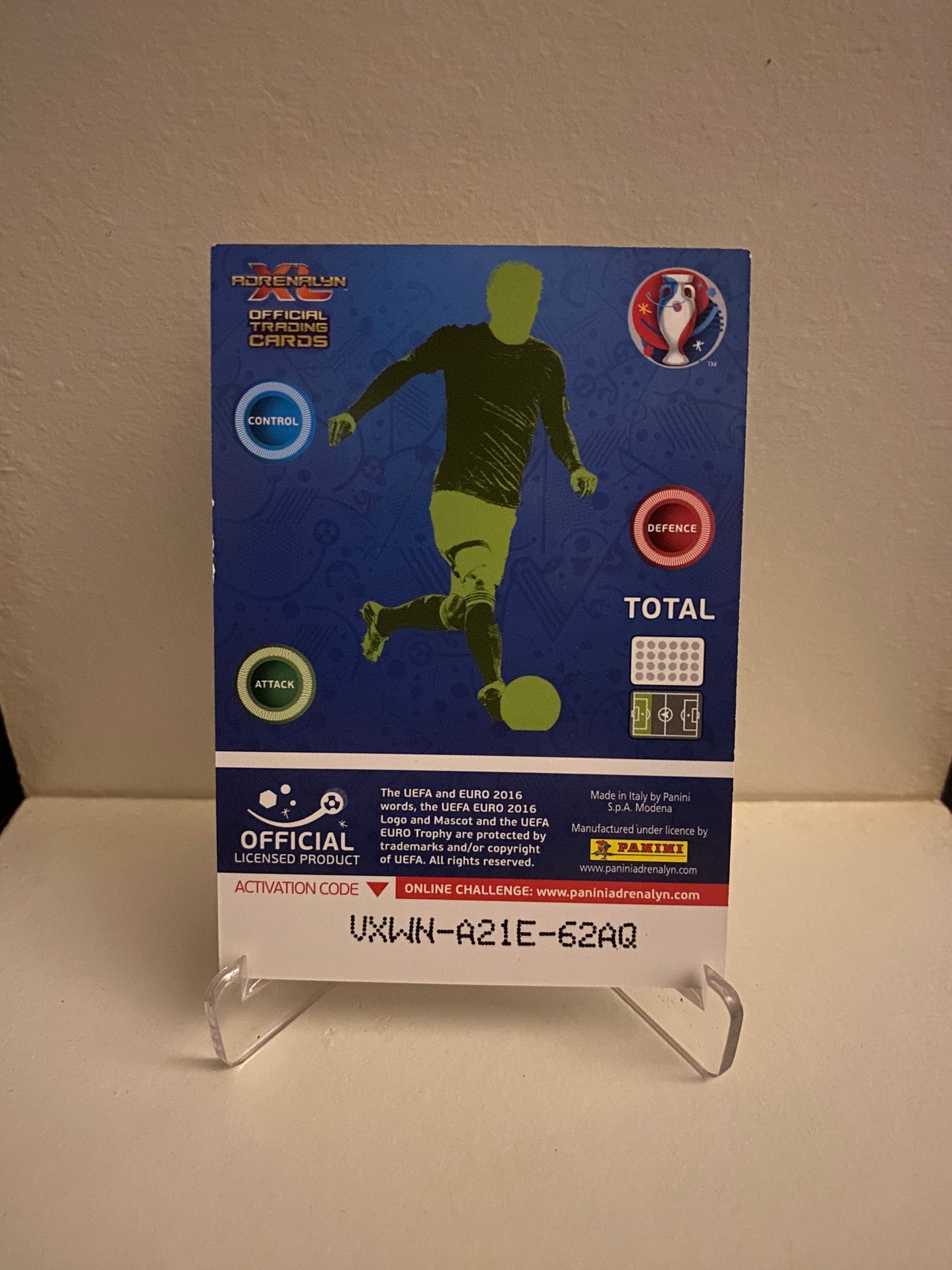 Fodbold kort Panini Adrenalyn XL UEFA EURO 2016 - Sverige Marcus Berg - Pokedexet