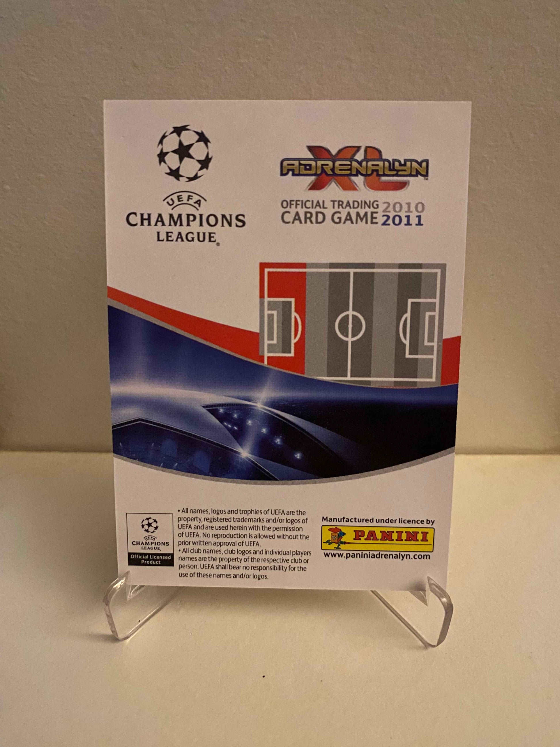 Fodbold kort Panini Adrenalyn XL UEFA Champions League 2010-2011 - Arsenal FC Bacary Sagna - Pokedexet