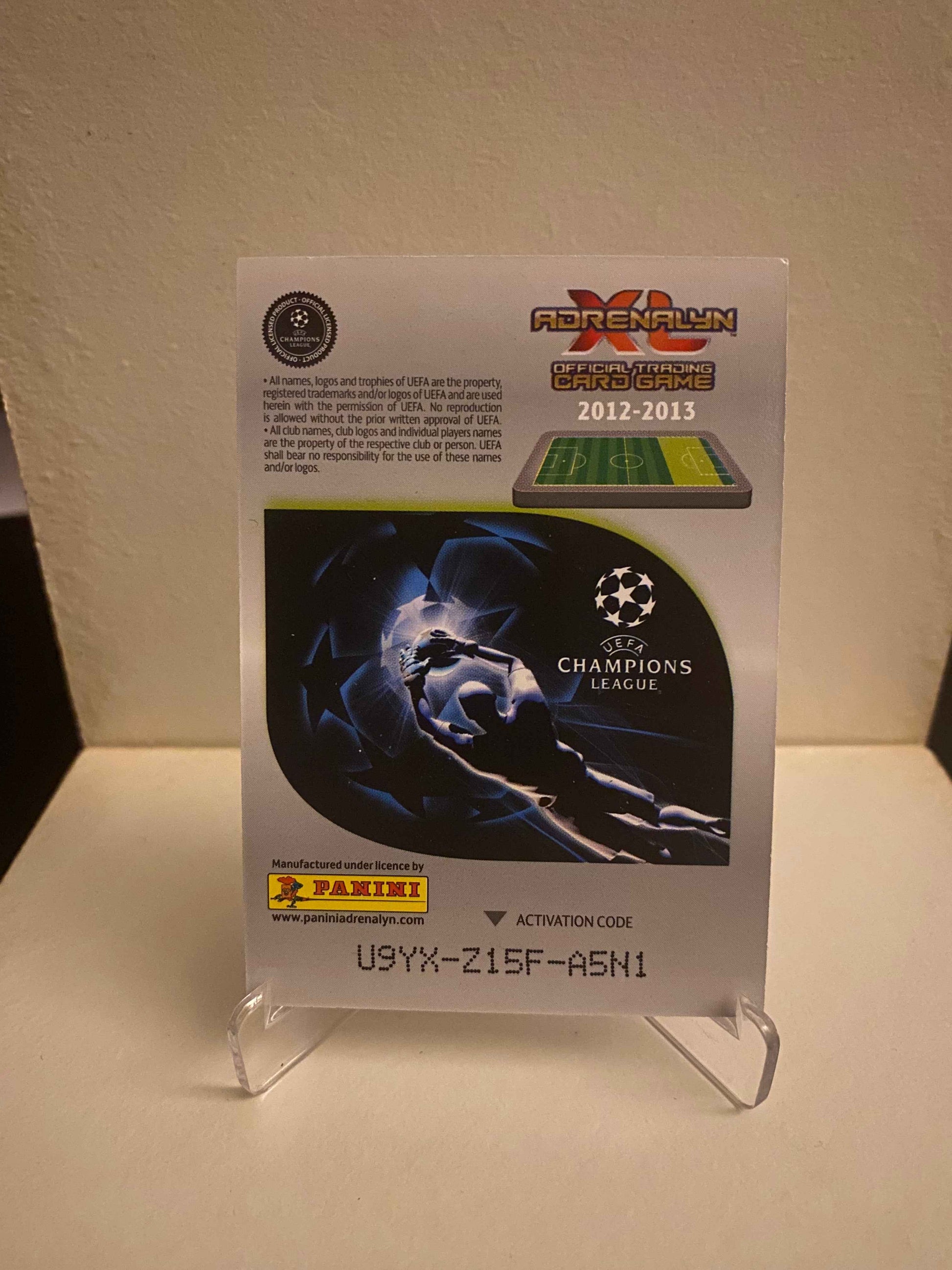 Fodbold kort Panini Adrenalyn XL UEFA Champions League 2012/2013 - Schalke 04 Teemu Pukki - Pokedexet