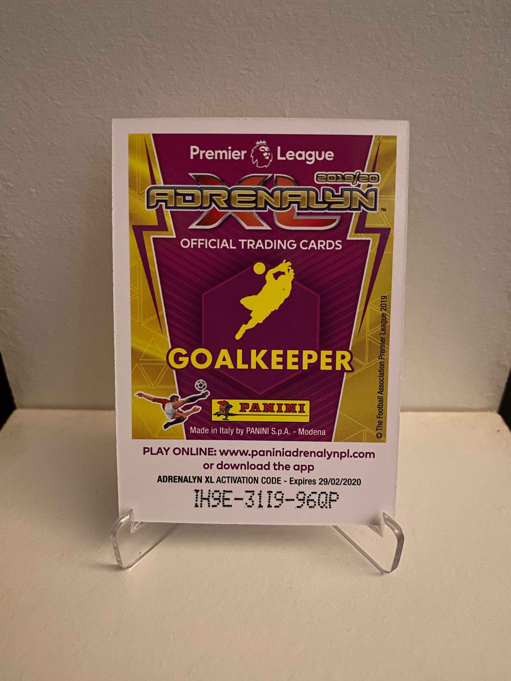 Fodbold kort Panini Adrenalyn XL Premier League 2019/2020 - Arsenal Bernd Leno - Pokedexet