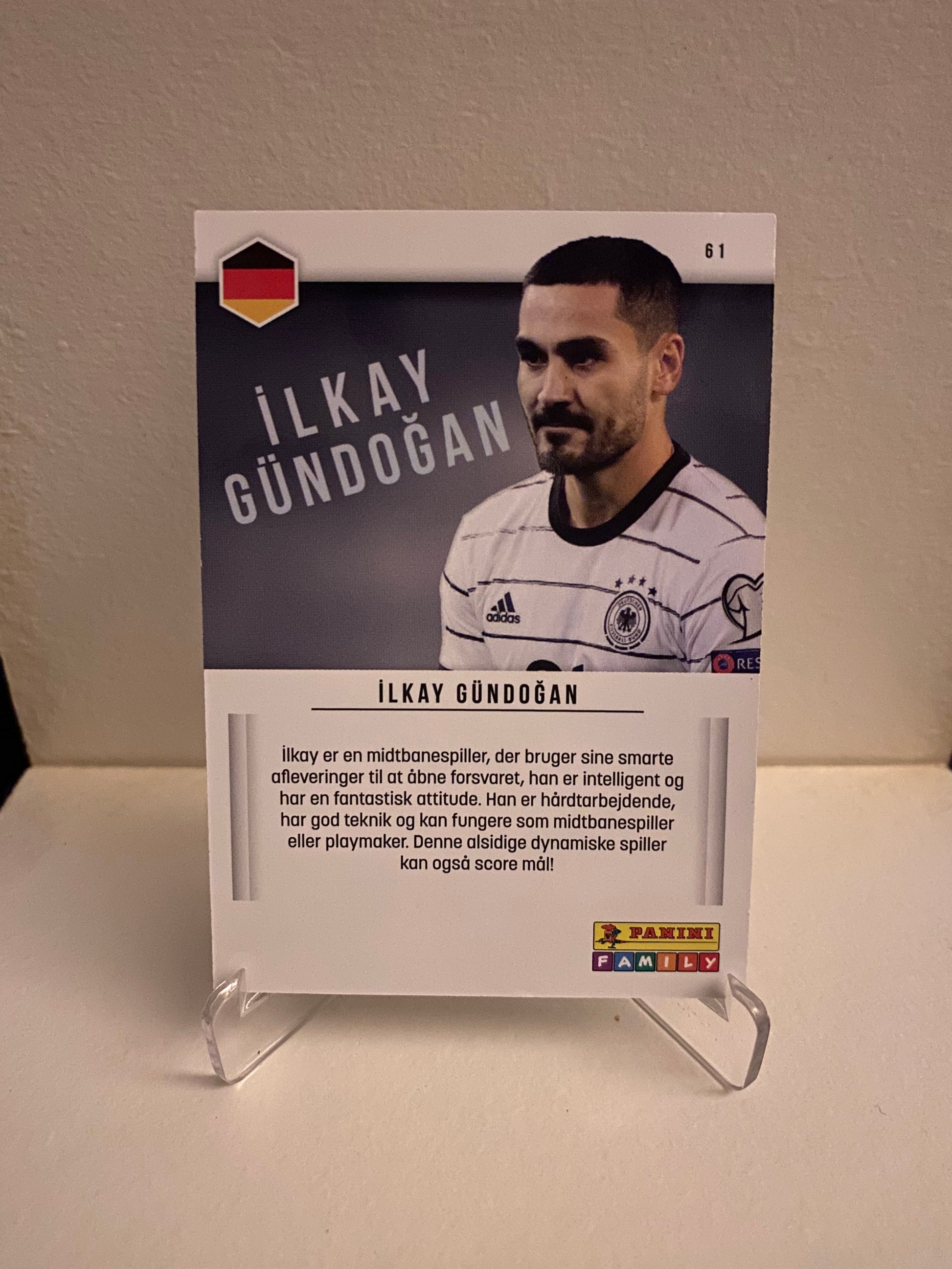Fodbold kort Panini Family EURO 2020 - Tyskland Ilkay Gundogan - Pokedexet