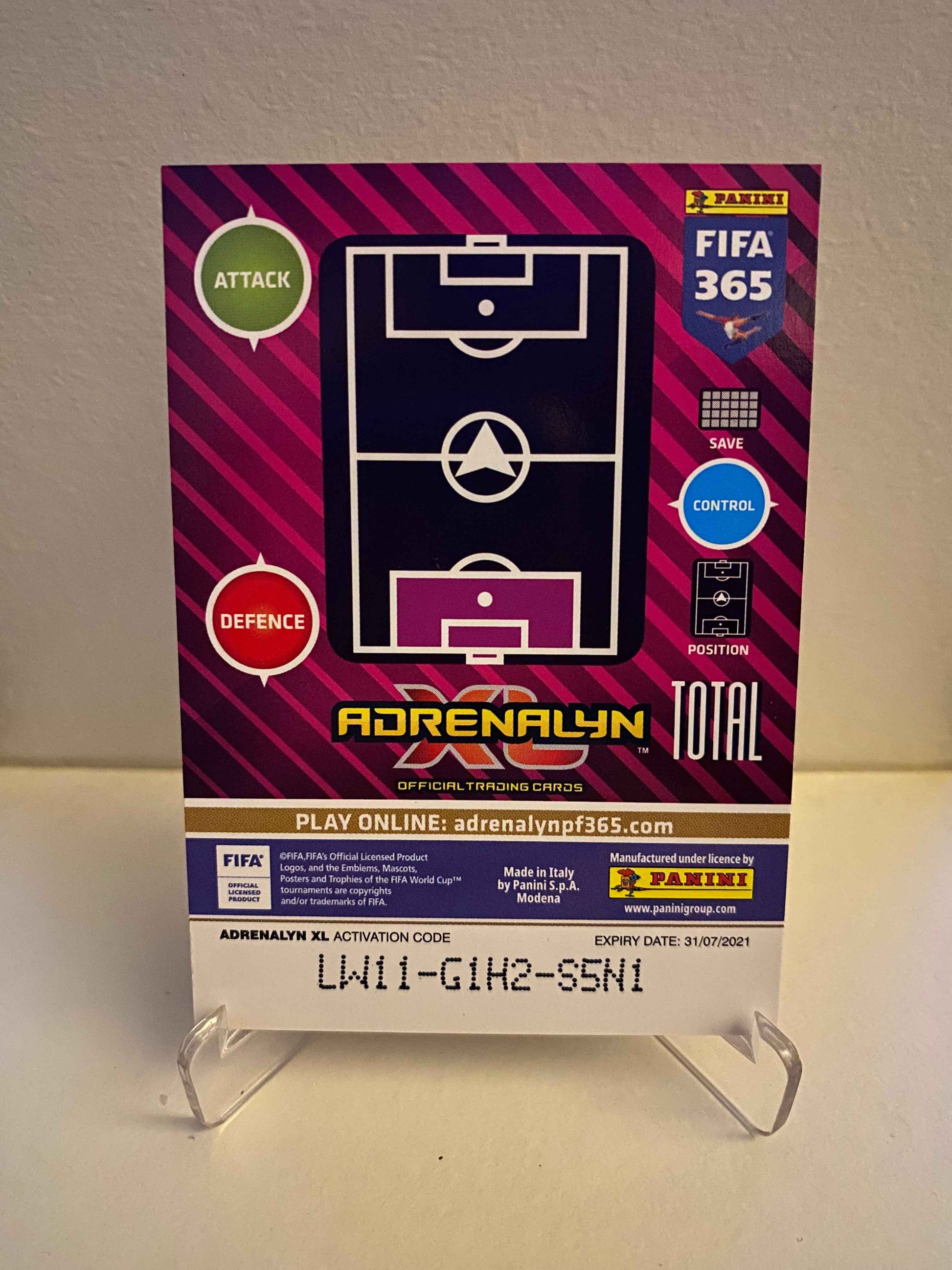 Panini Adrenalyn FIFA 365 2020/2021 - Inter Milano Samir Handanovic 73