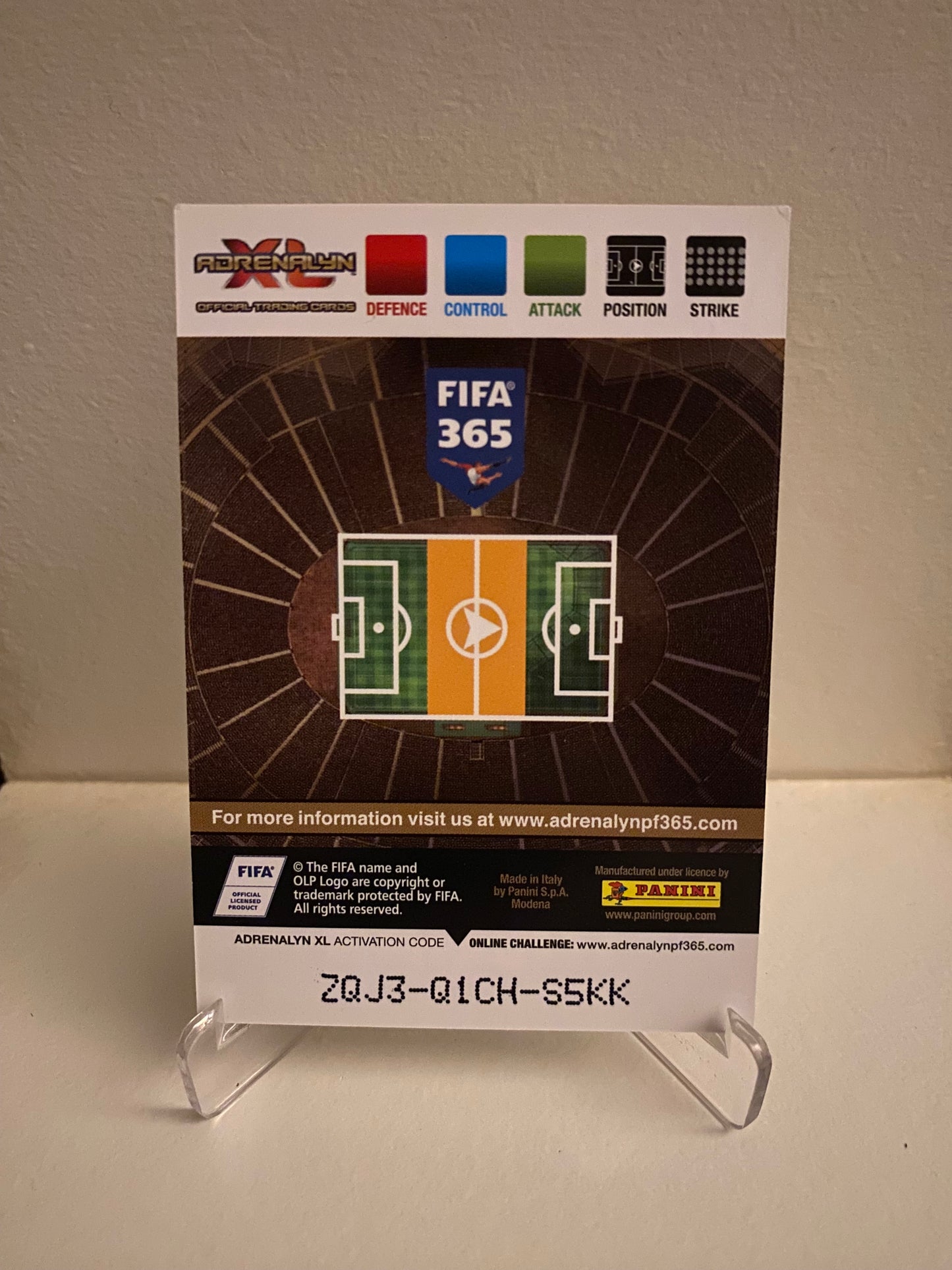Fodbold kort Panini Adrenalyn XL FIFA 365 2017 - Brasilien Willian - Pokedexet