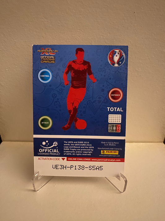 Fodbold kort Panini Adrenalyn XL UEFA EURO 2016 - Italien Giorgio Chiellini - Pokedexet