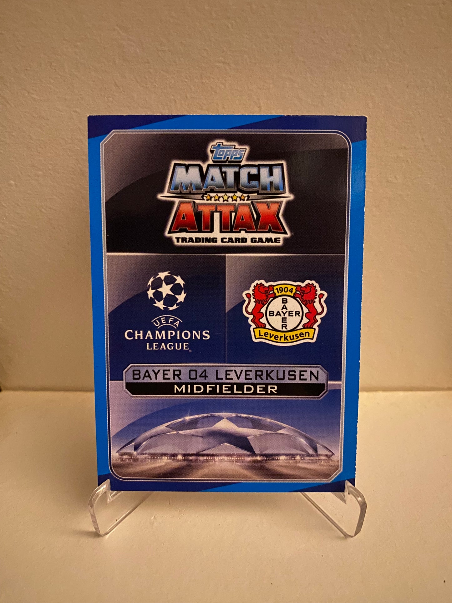 Fodbold kort Topps Match Attax UEFA Champions League 2016/2017 - Bayer Leverkusen Lars Bender - Pokedexet
