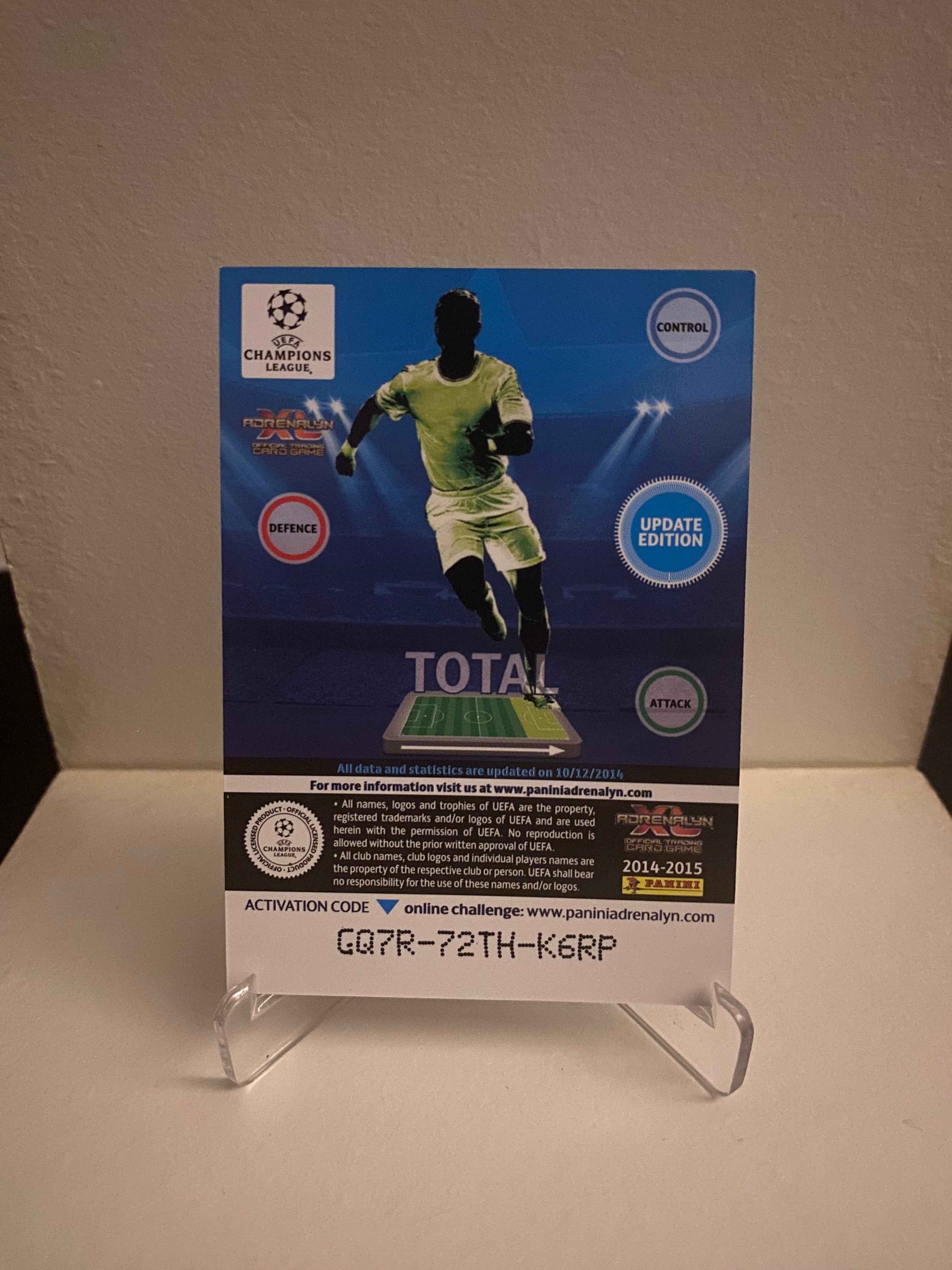 Fodbold kort Panini Adrenalyn XL UEFA Champions League 2014/2015 - Juventus Kingsley Coman - Pokedexet