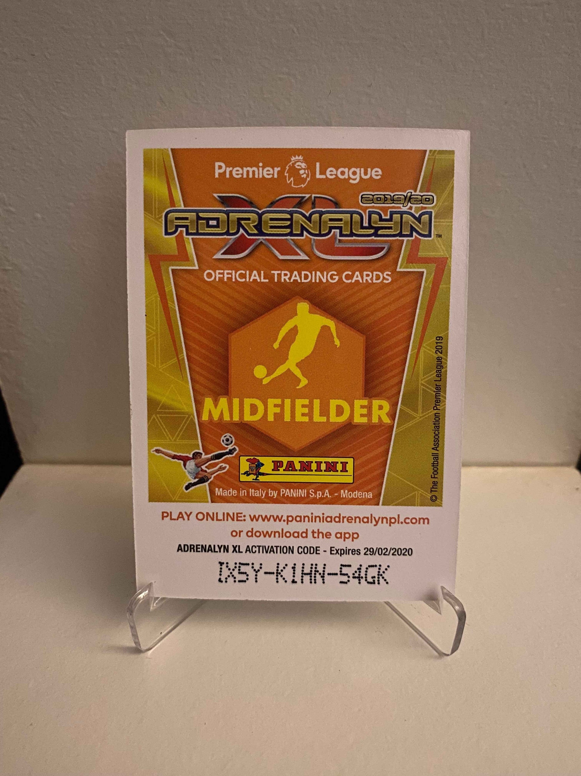 Fodbold kort Panini Adrenalyn XL Premier League 2019/2020 - Brighton Yves Bissouma - Pokedexet
