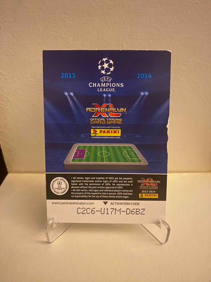 Fodbold kort Panini Adrenalyn XL UEFA Champions League 2013/2014 - Paris Saint Germain Salvatore Sirigu - Pokedexet