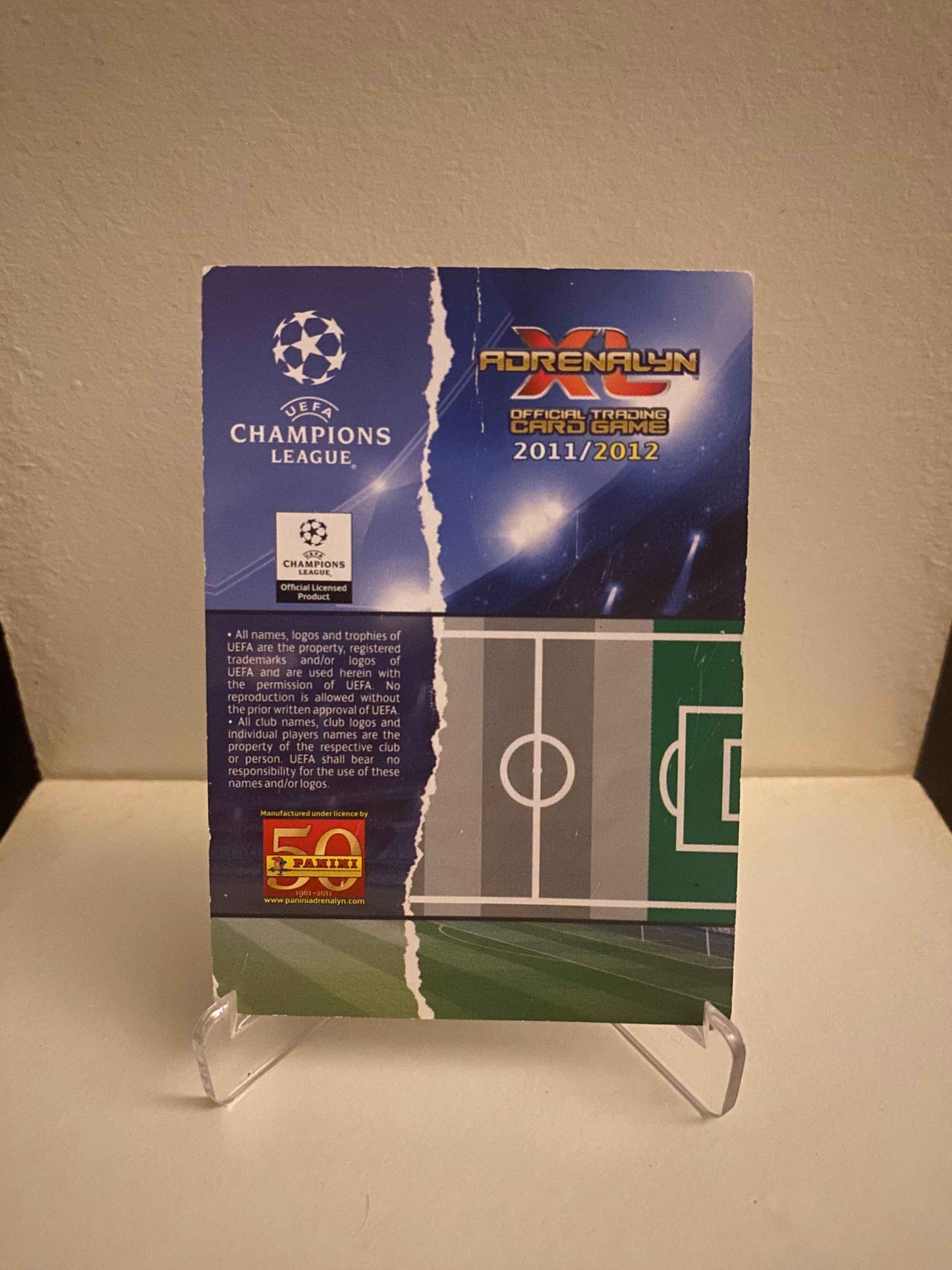 Fodbold kort Panini Adrenalyn XL UEFA Champions League 2011/2012 - Inter Diego Milito - Pokedexet