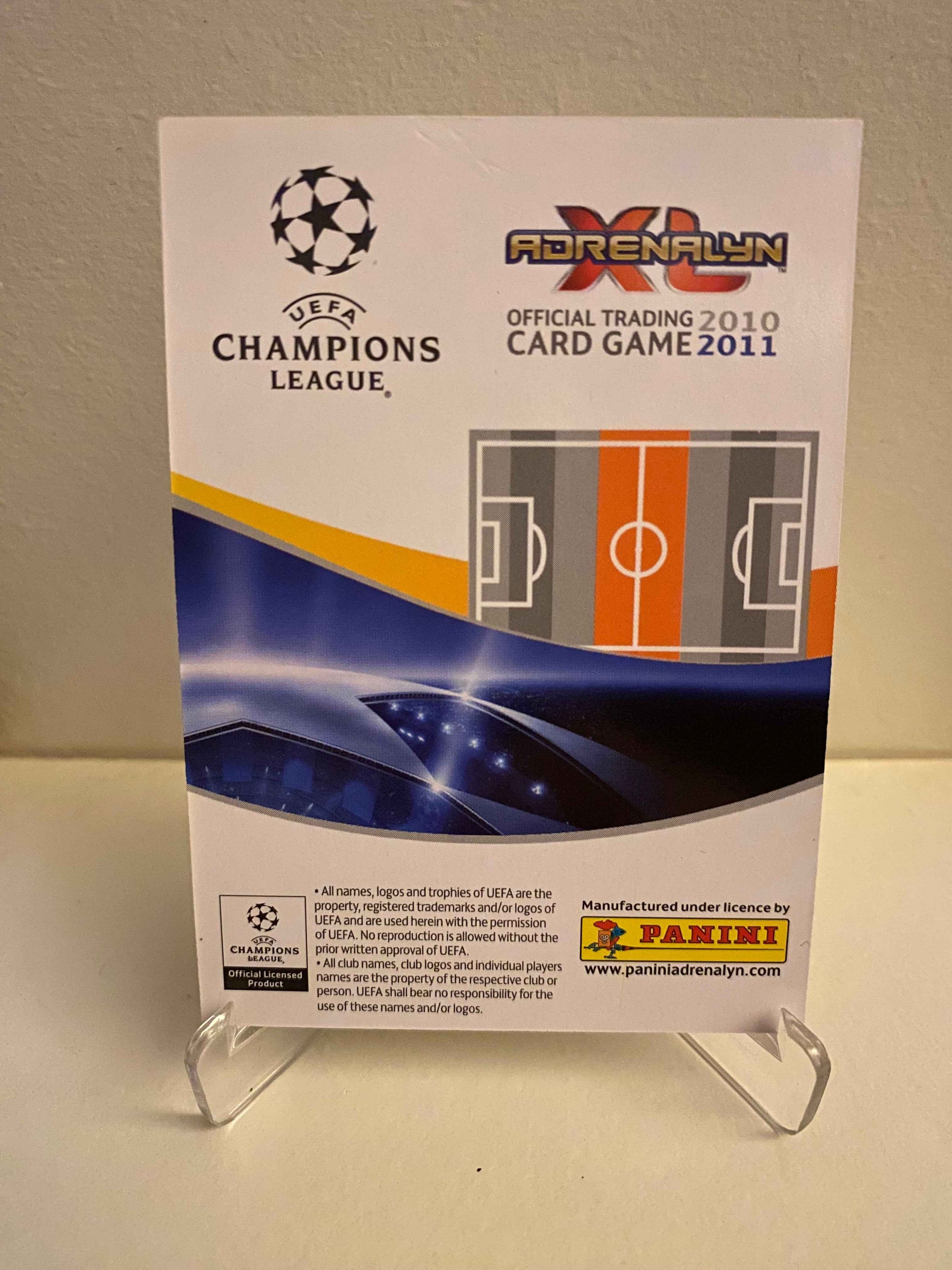 Fodbold kort Panini Adrenalyn XL UEFA Champions League 2010-2011 - Real Madrid Sami Khedira - Pokedexet