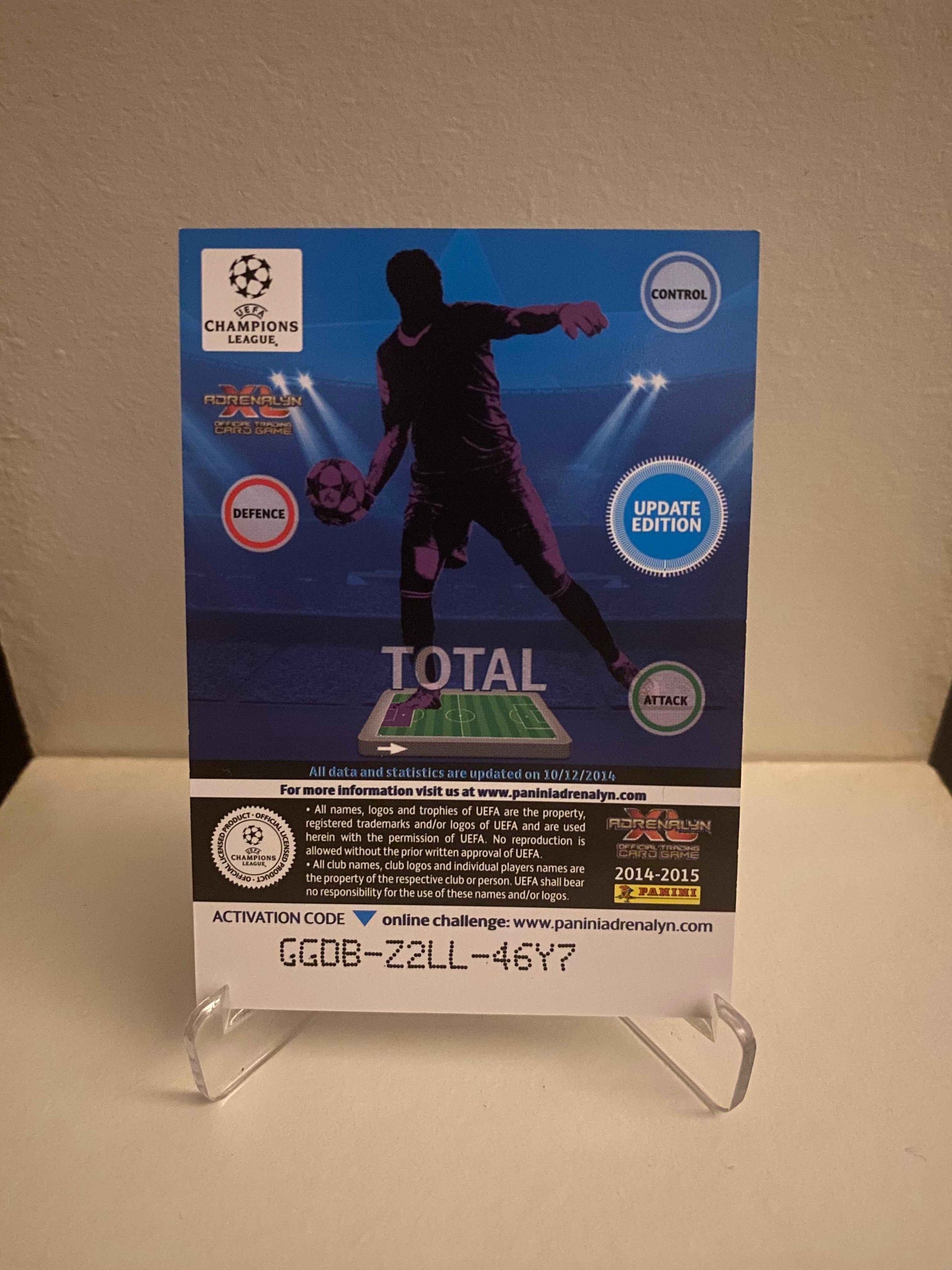 Fodbold kort Panini Adrenalyn XL UEFA Champions League 2014/2015 - Barcelona Marc-Andre Ter Stegen - Pokedexet