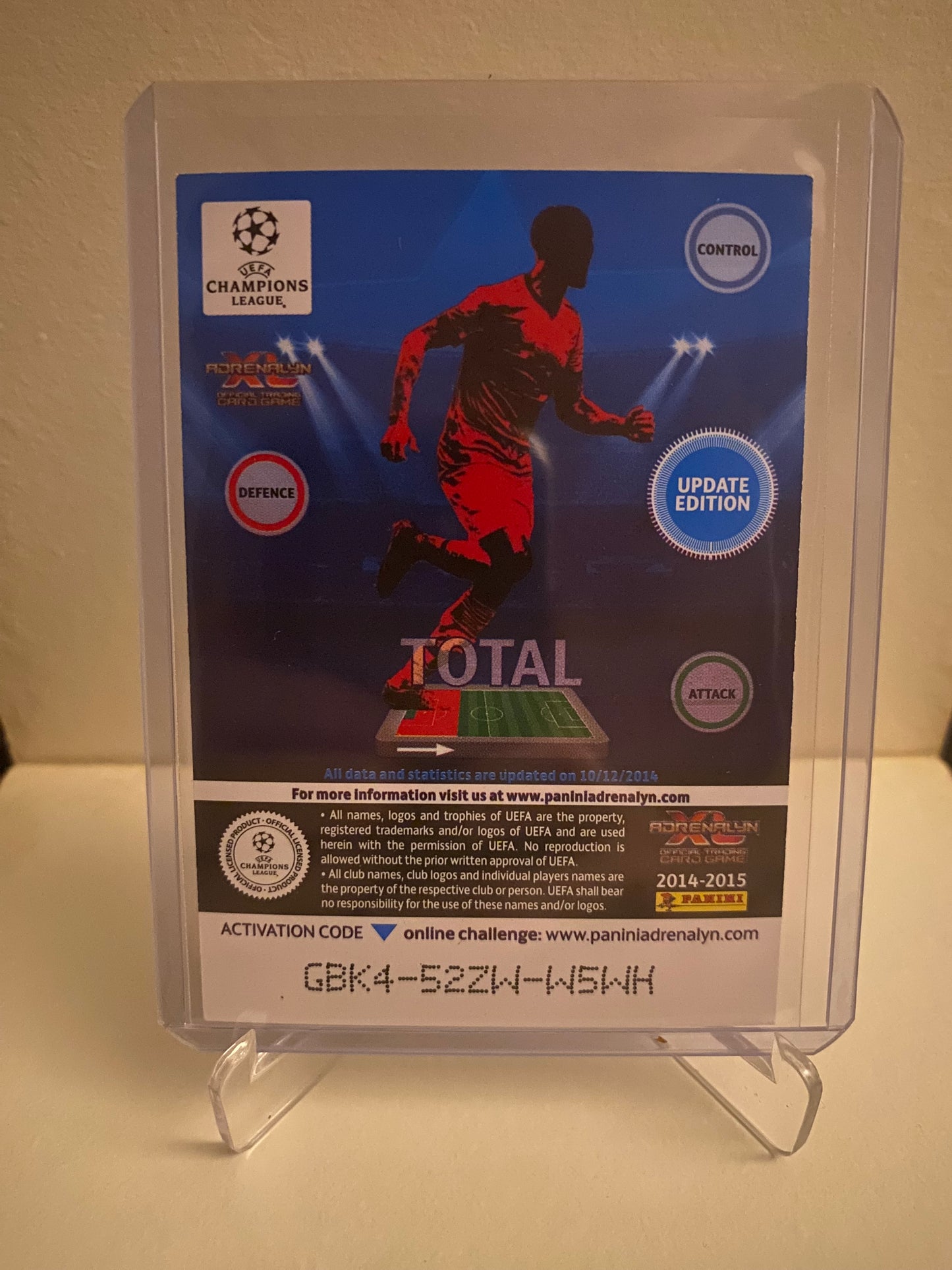 Panini Adrenalyn XL UEFA Champions League 2014/2015 - Barcelona Daniel Alves Holofoil - Pokedexet