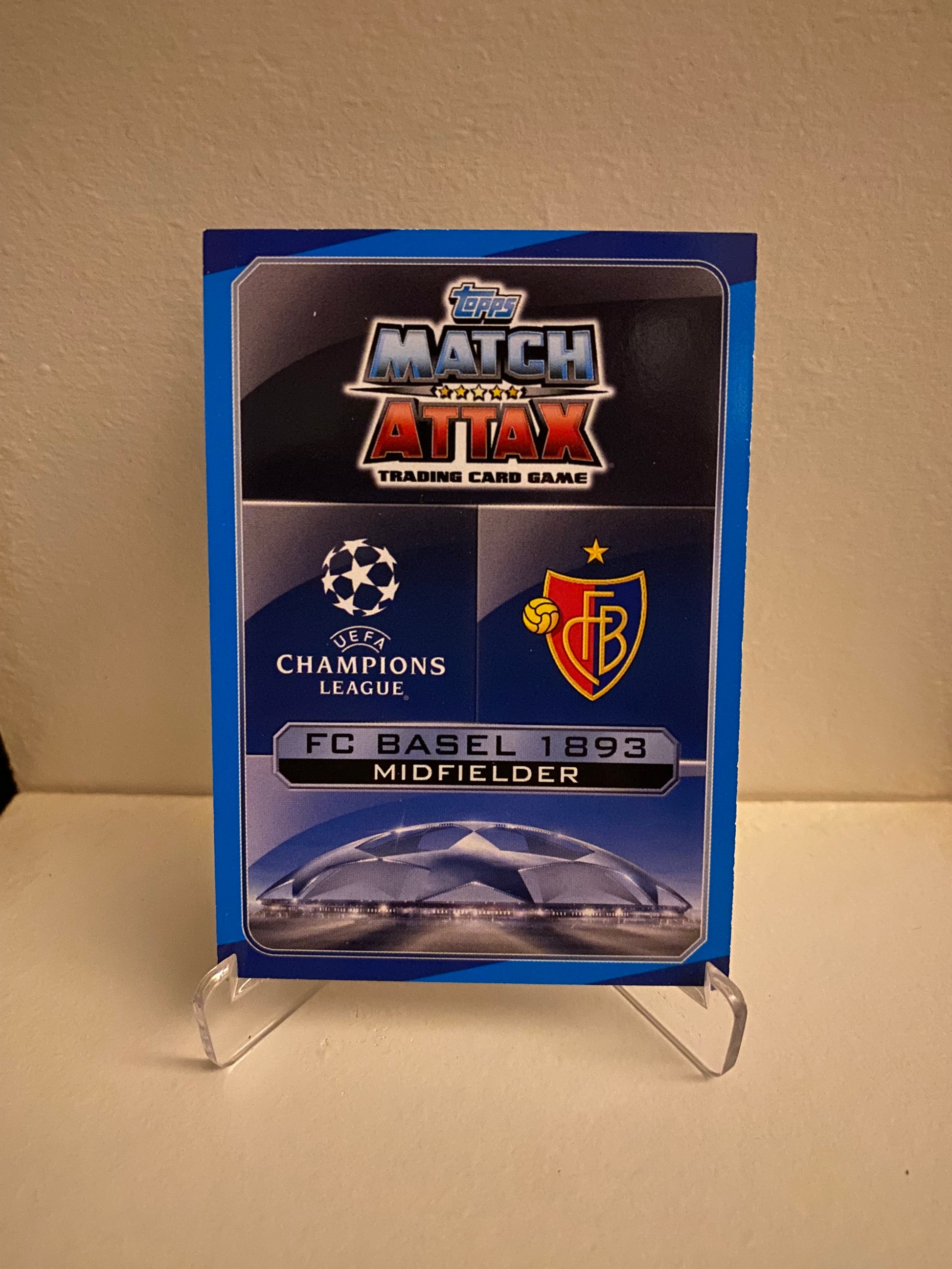 Fodbold kort Topps Match Attax UEFA Champions League 2016/2017 - Basel Renato Steffen - Pokedexet