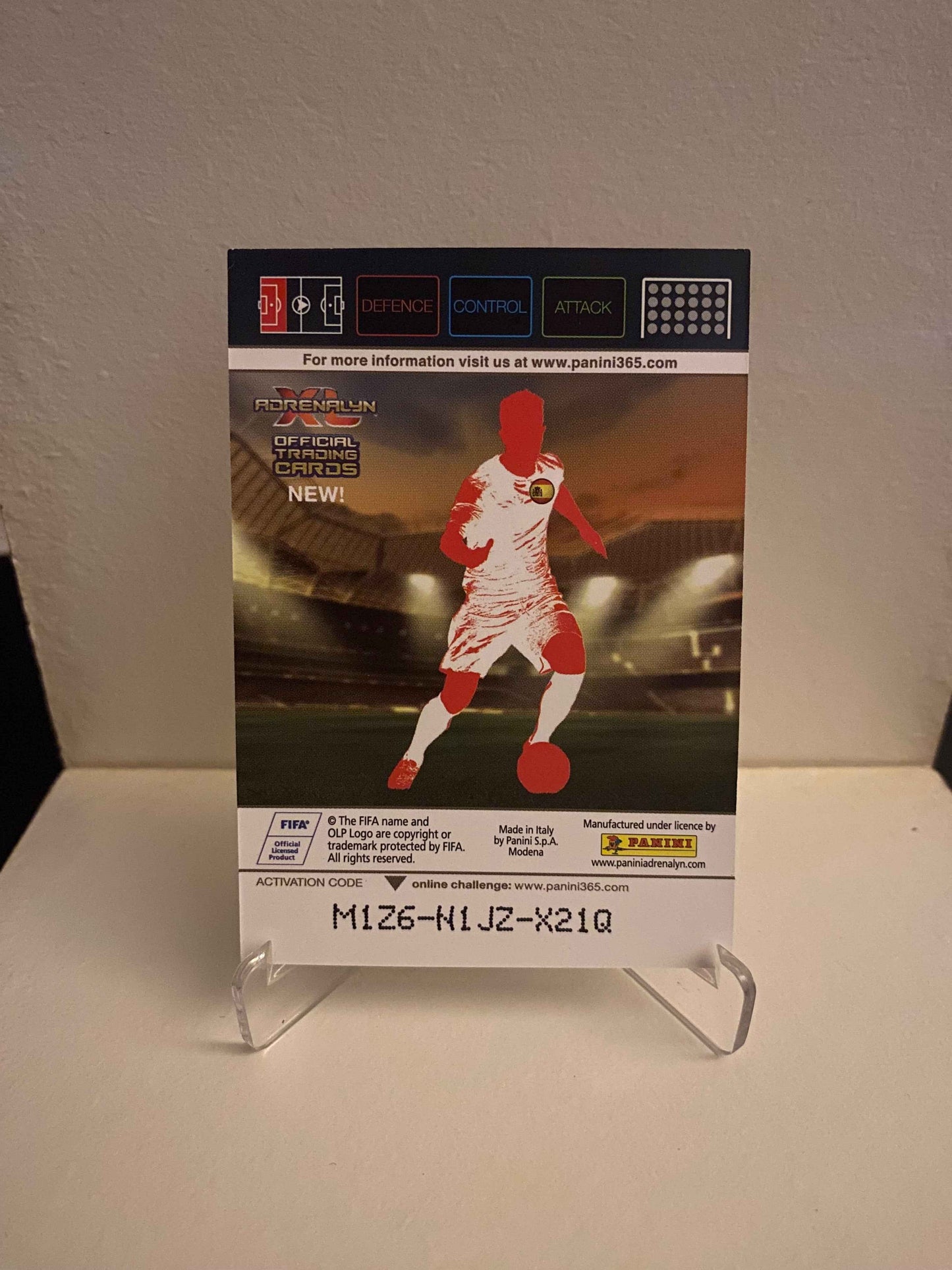 Fodbold kort Panini Adrenalyn XL FIFA 365 Nordic Edition 2015 - Atletico Madrid Juanfran - Pokedexet