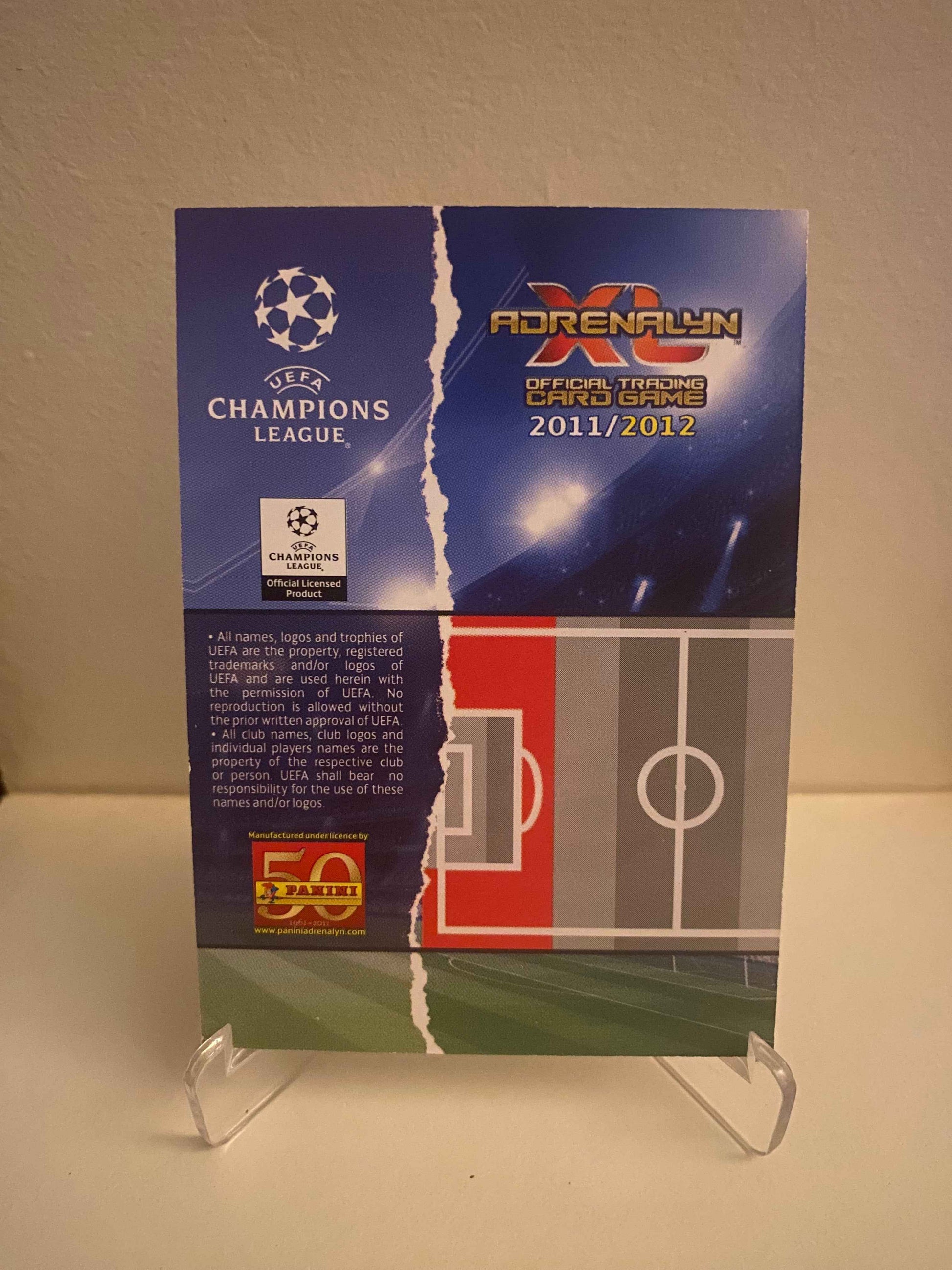 Fodbold kort Panini Adrenalyn XL UEFA Champions League 2011/2012 - Arsenal Bacary Sagna - Pokedexet