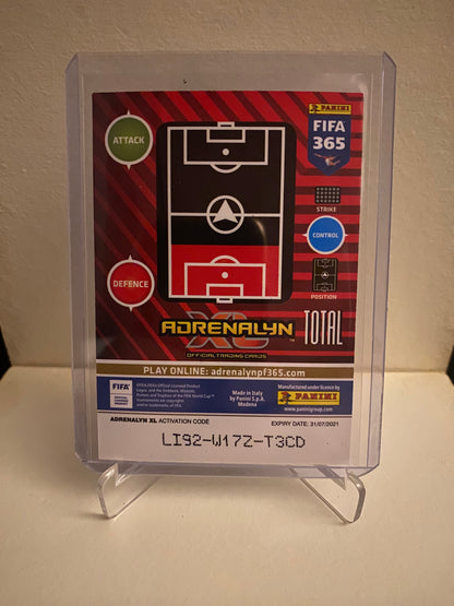 Fodbold kort Panini Adrenalyn XL FIFA 365 2021 - Real Madrid Raphael Varane Holofoil - Pokedexet