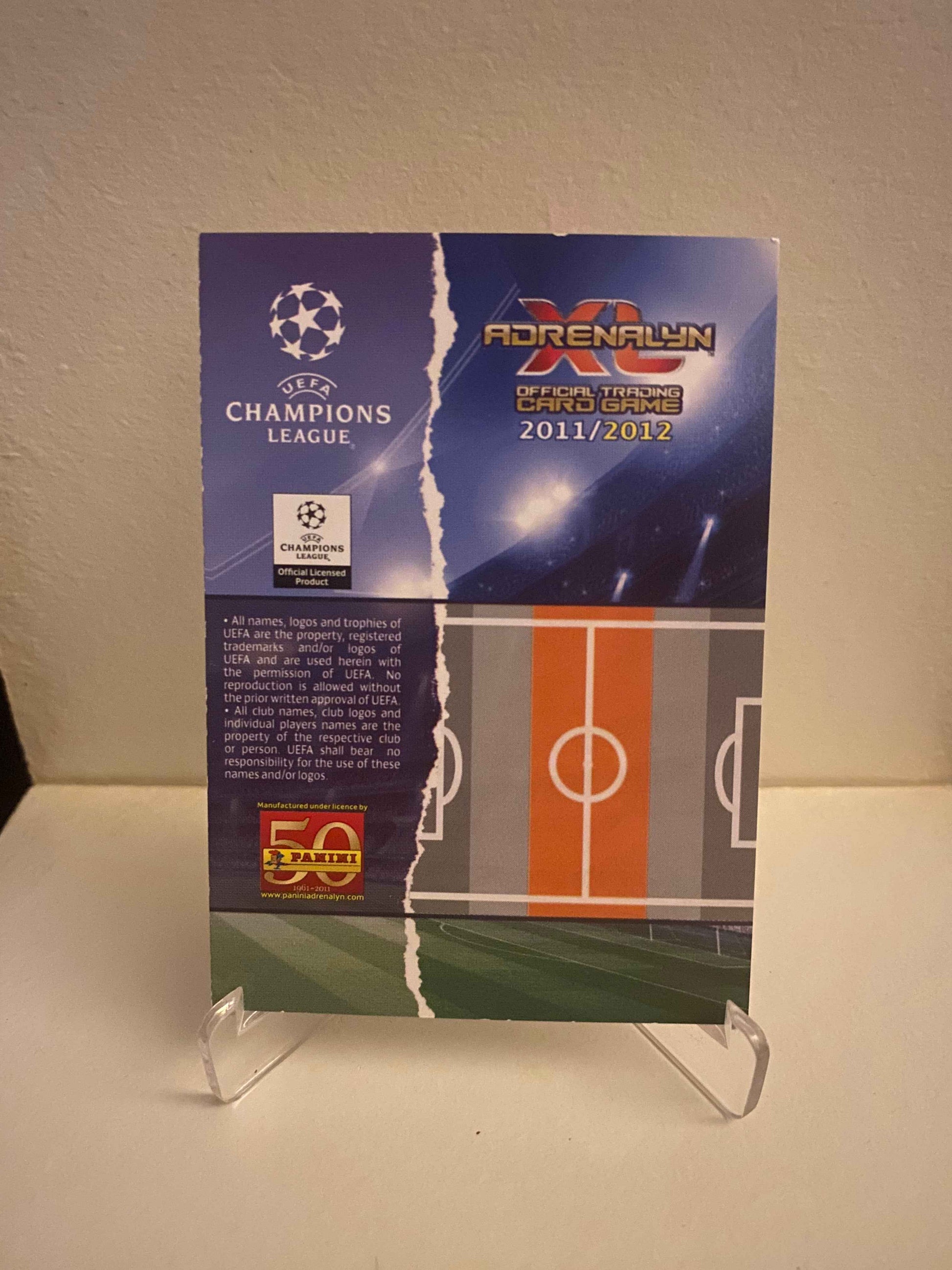 Fodbold kort Panini Adrenalyn XL UEFA Champions League 2011/2012 - Borussia Dortmund Mario Gotze - Pokedexet