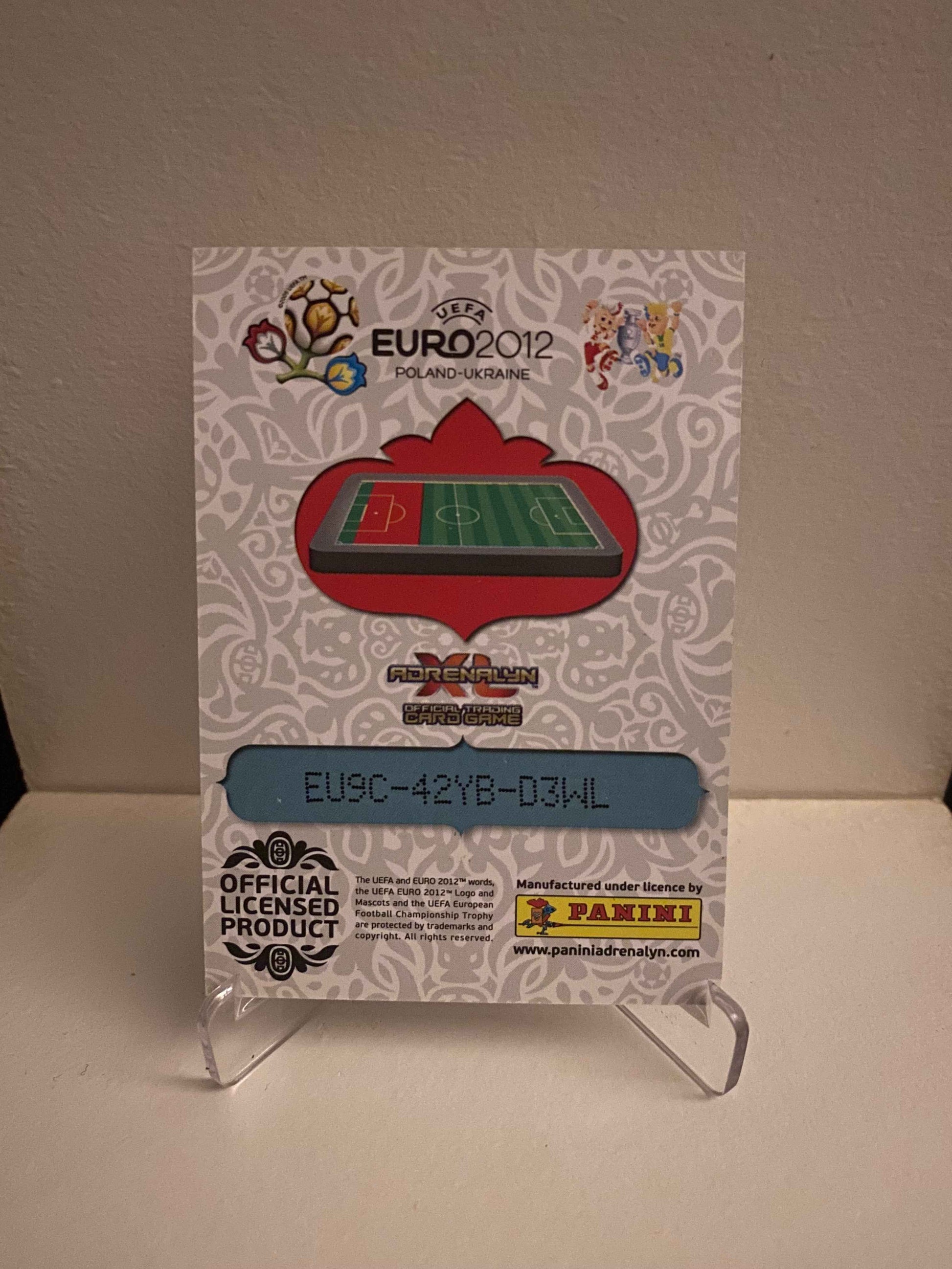 Fodbold kort Panini Adrenalyn XL UEFA EURO 2012 - Portugal Bruno Alves - Pokedexet
