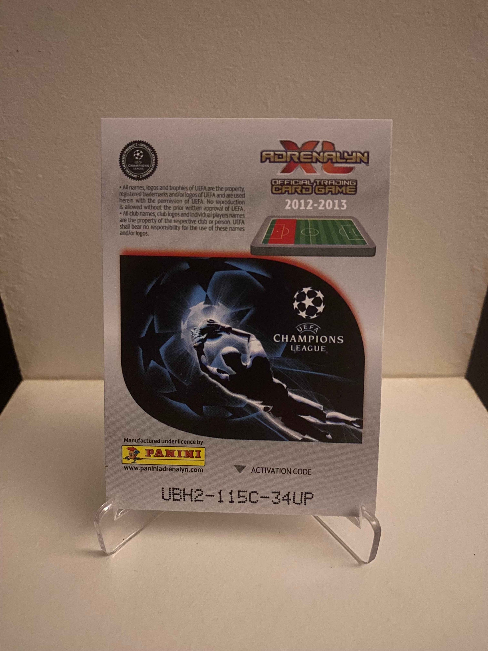 Fodbold kort Panini Adrenalyn XL UEFA Champions League 2012/2013 - Montpellier Henri Bedimo - Pokedexet