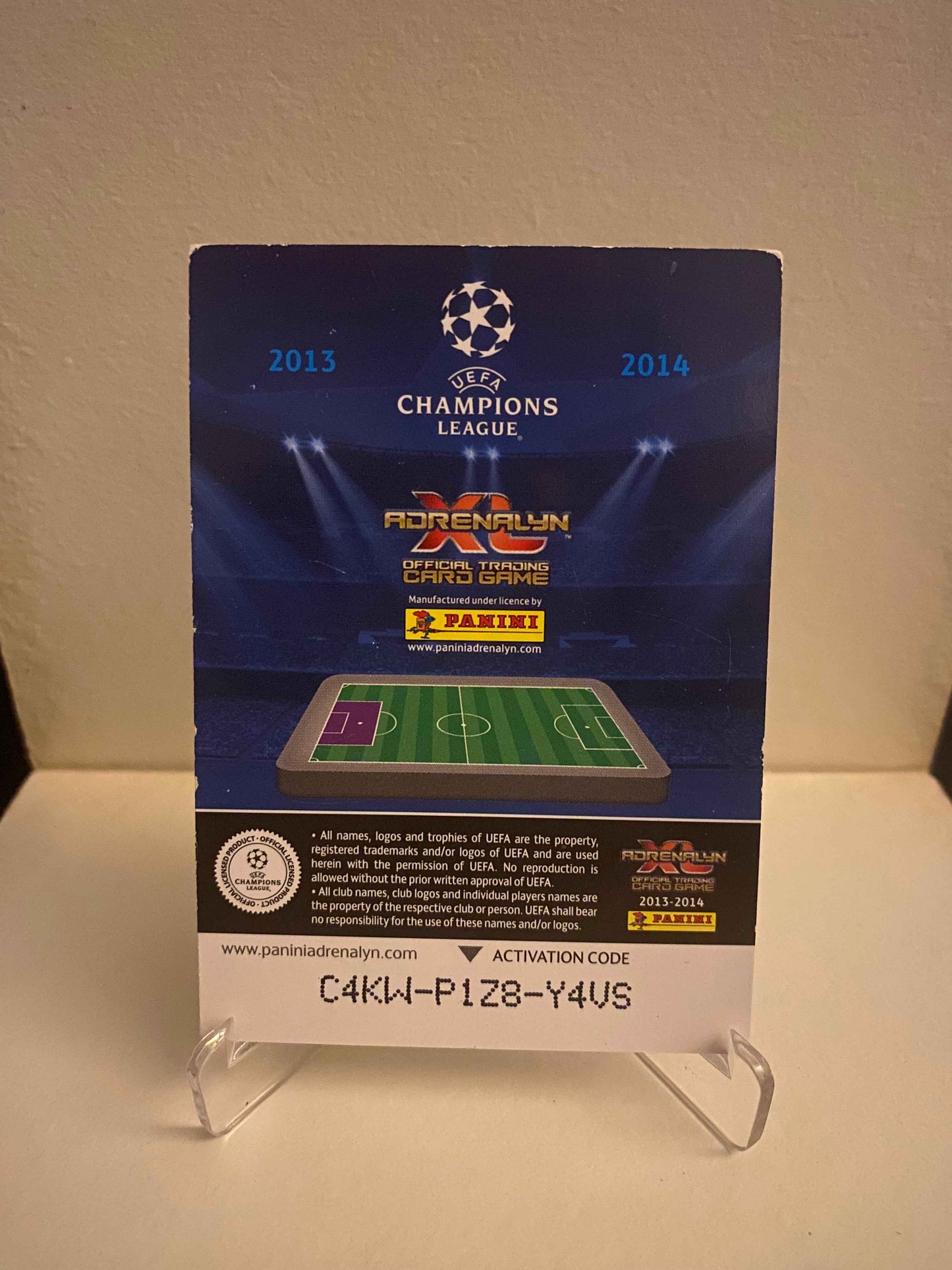 Fodbold kort Panini Adrenalyn XL UEFA Champions League 2013/2014 - Bayer Leverkusen Bernd Leno - Pokedexet