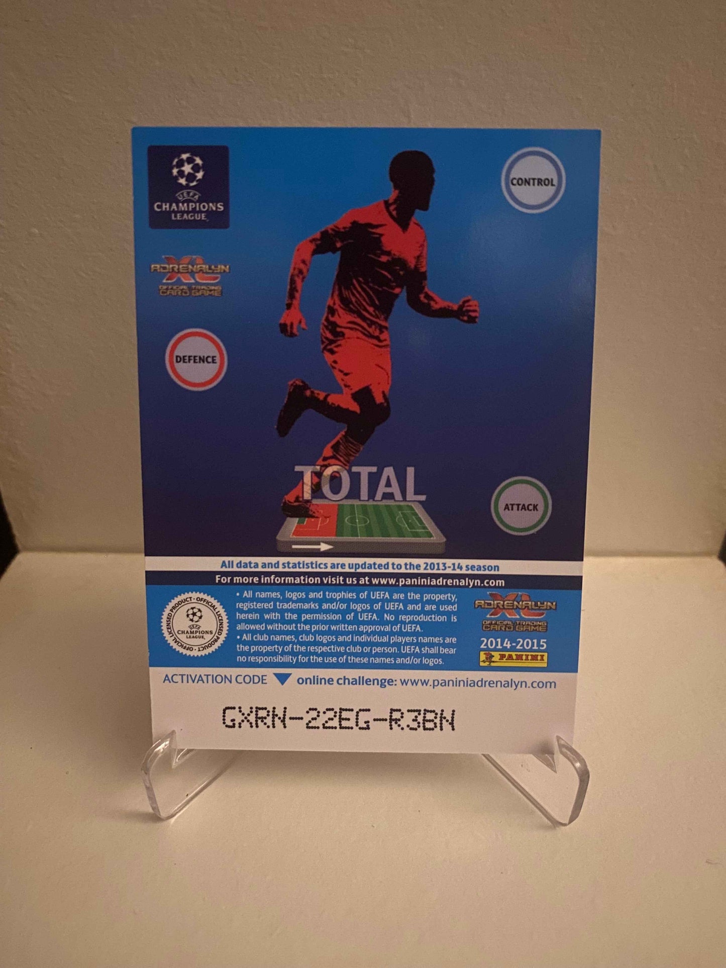 Fodbold kort Panini Adrenalyn XL UEFA Champions League 2014/2015 - Bayer Leverkusen Wendell - Pokedexet