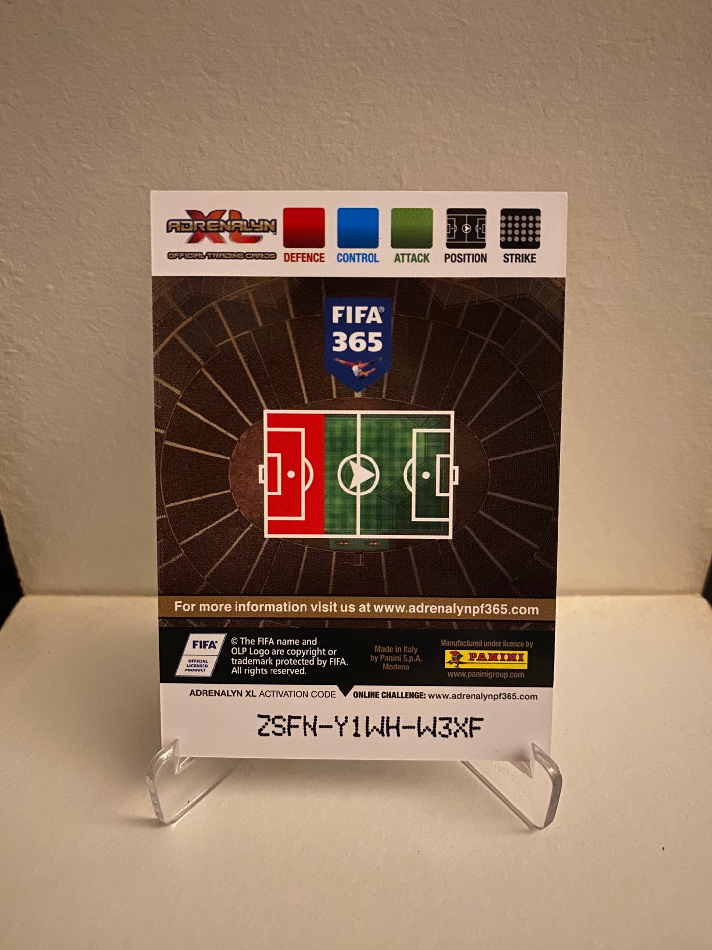 Fodbold kort Panini Adrenalyn XL FIFA 365 2017 - Argentina Marcus Rojo - Pokedexet