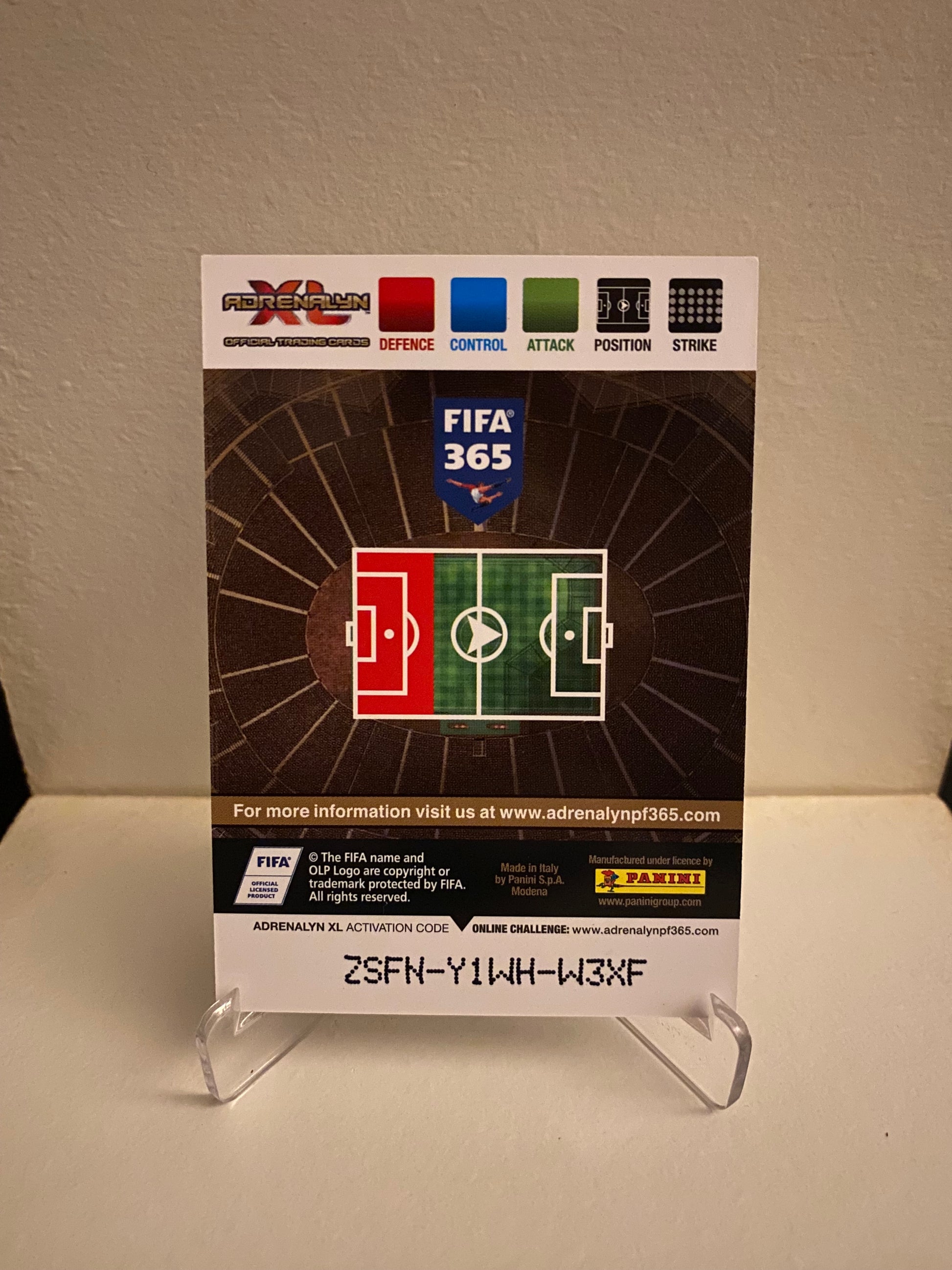 Fodbold kort Panini Adrenalyn XL FIFA 365 2017 - Argentina Marcus Rojo - Pokedexet