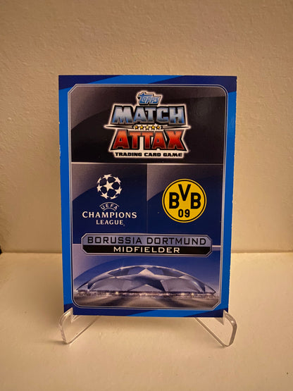 Fodbold kort Topps Match Attax UEFA Champions League 2016/2017 - Borussia Dortmund Julian Weigl - Pokedexet