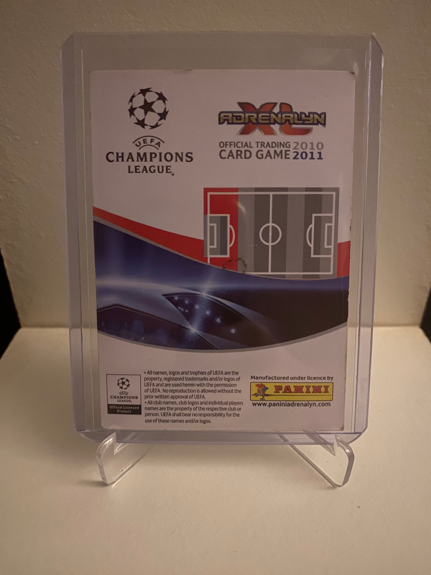 Fodbold kort Panini Adrenalyn XL UEFA Champions League 2010/2011 - Barcelona Gerard Pique Holofoil - Pokedexet