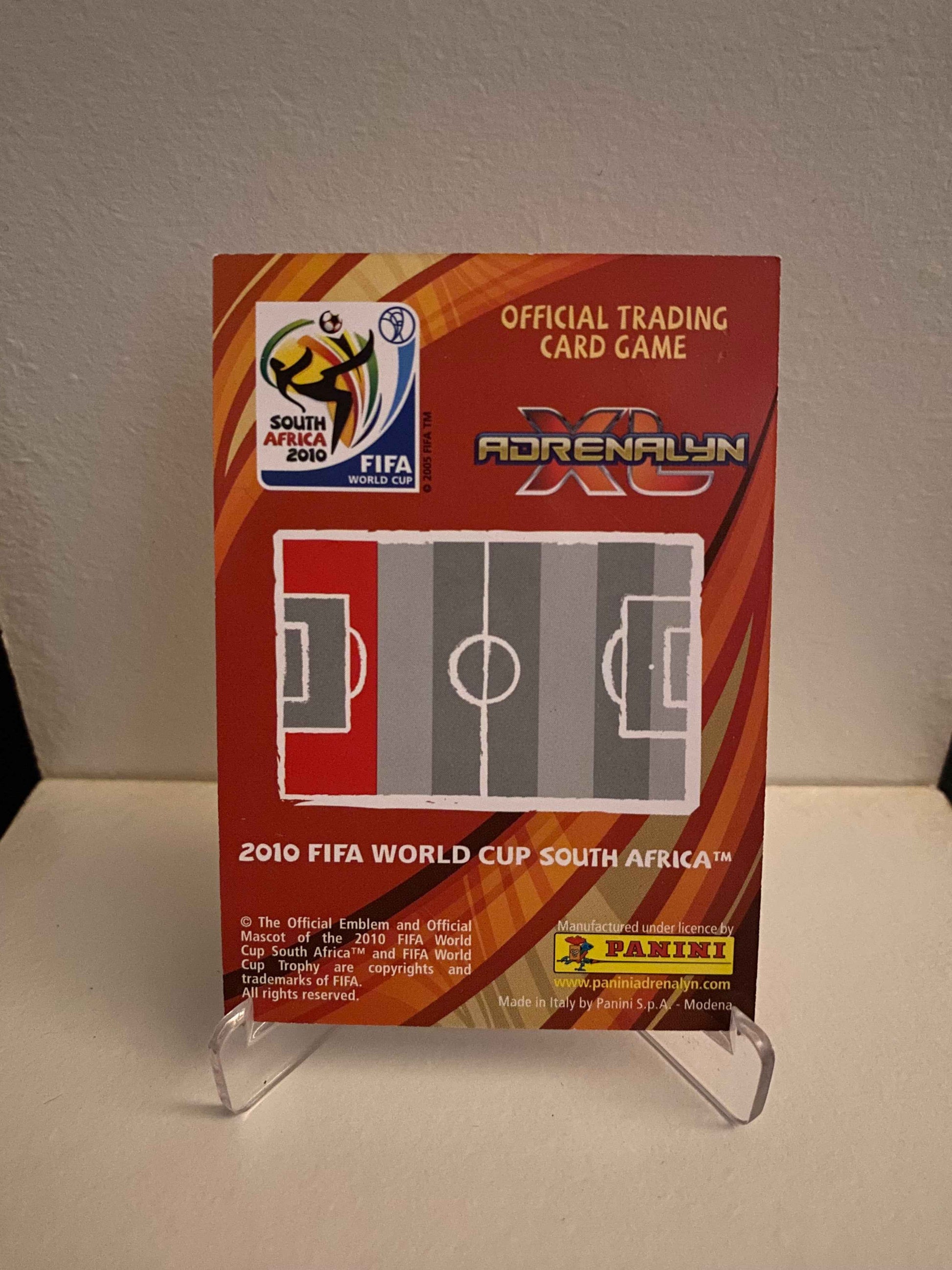 Fodbold kort Panini Adrenalyn XL FIFA World Cup 2010 - Danmark Daniel Agger - Pokedexet