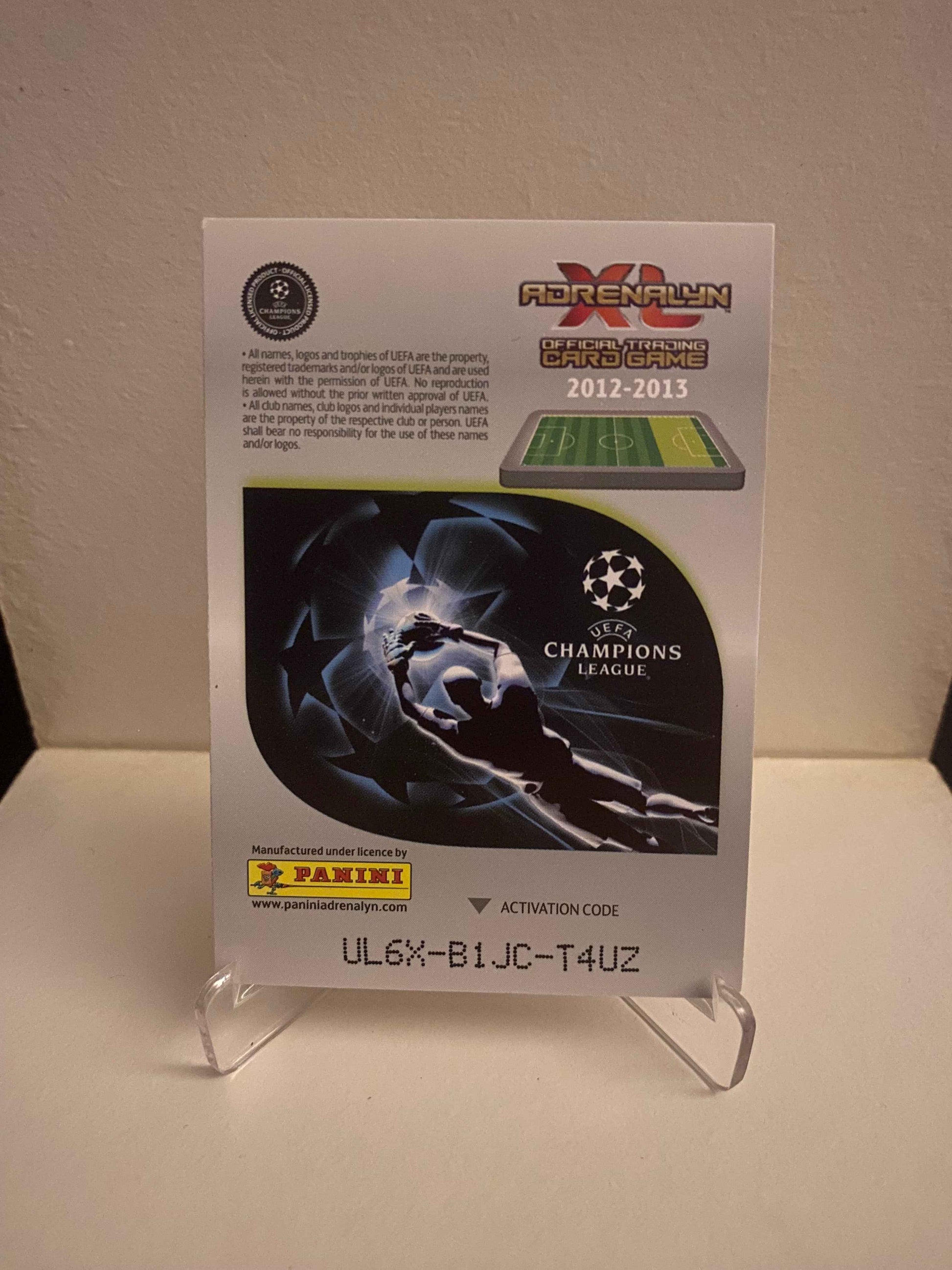 Fodbold kort Panini Adrenalyn XL UEFA Champions League 2012/2013 - FC Nordsjælland Mikkel Beckmann - Pokedexet