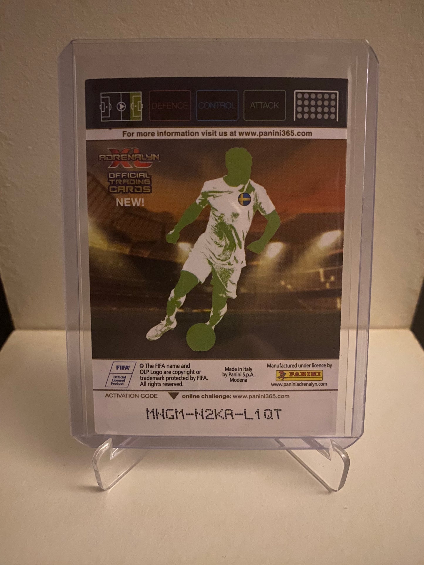 Fodbold kort Panini Adrenalyn XL FIFA 365 - Paris Saint Germain Zlatan Ibrahimovic Holofoil - Pokedexet