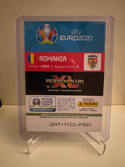 Fodbold kort Panini Adrenalyn XL UEFA EURO 2020 - Rumænien Slutspilshold Holofoil - Pokedexet