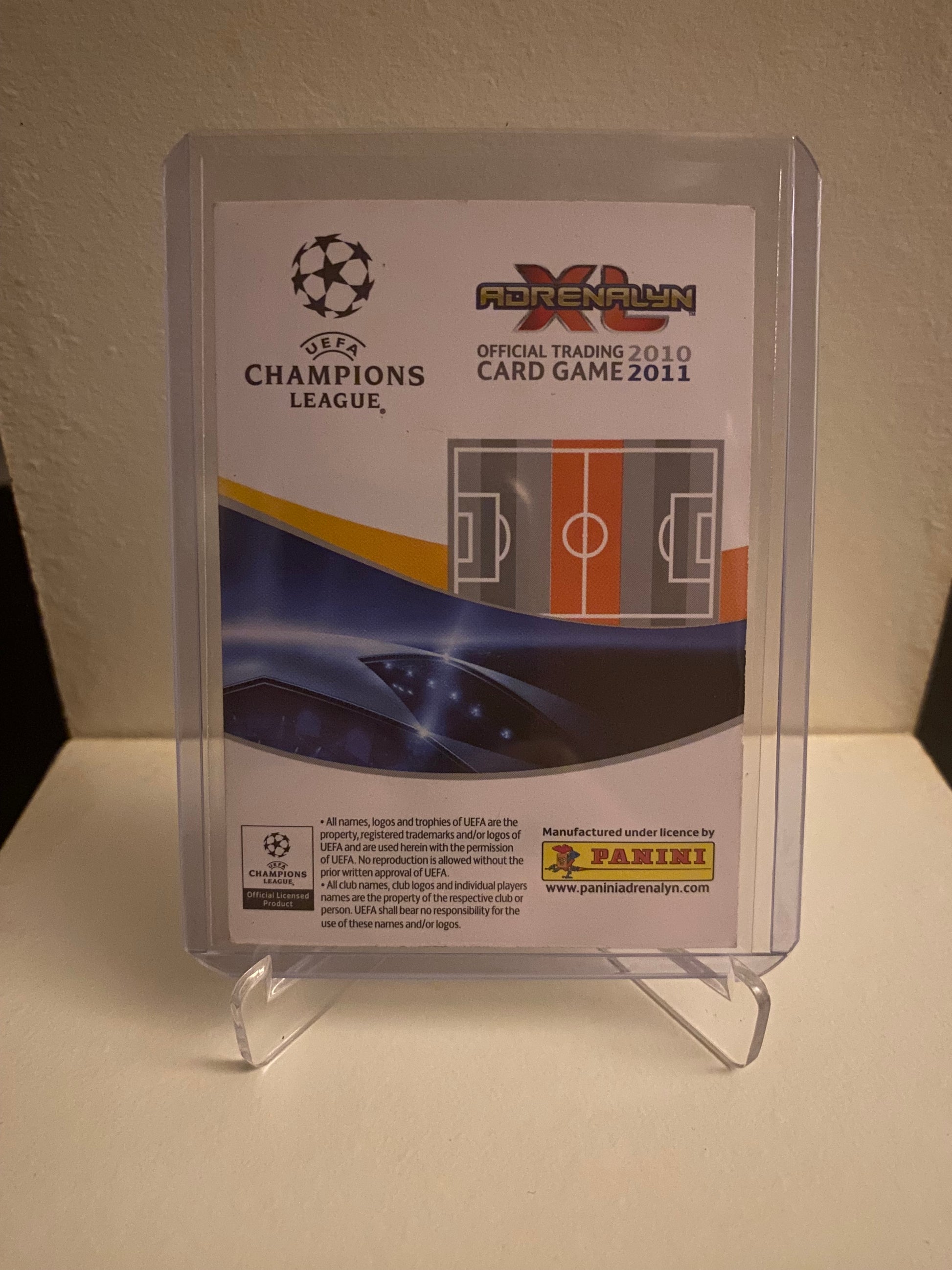 Fodbold kort Panini Adrenalyn XL UEFA Champions League 2010/2011 - Chelsea Florent Malouda Holofoil - Pokedexet